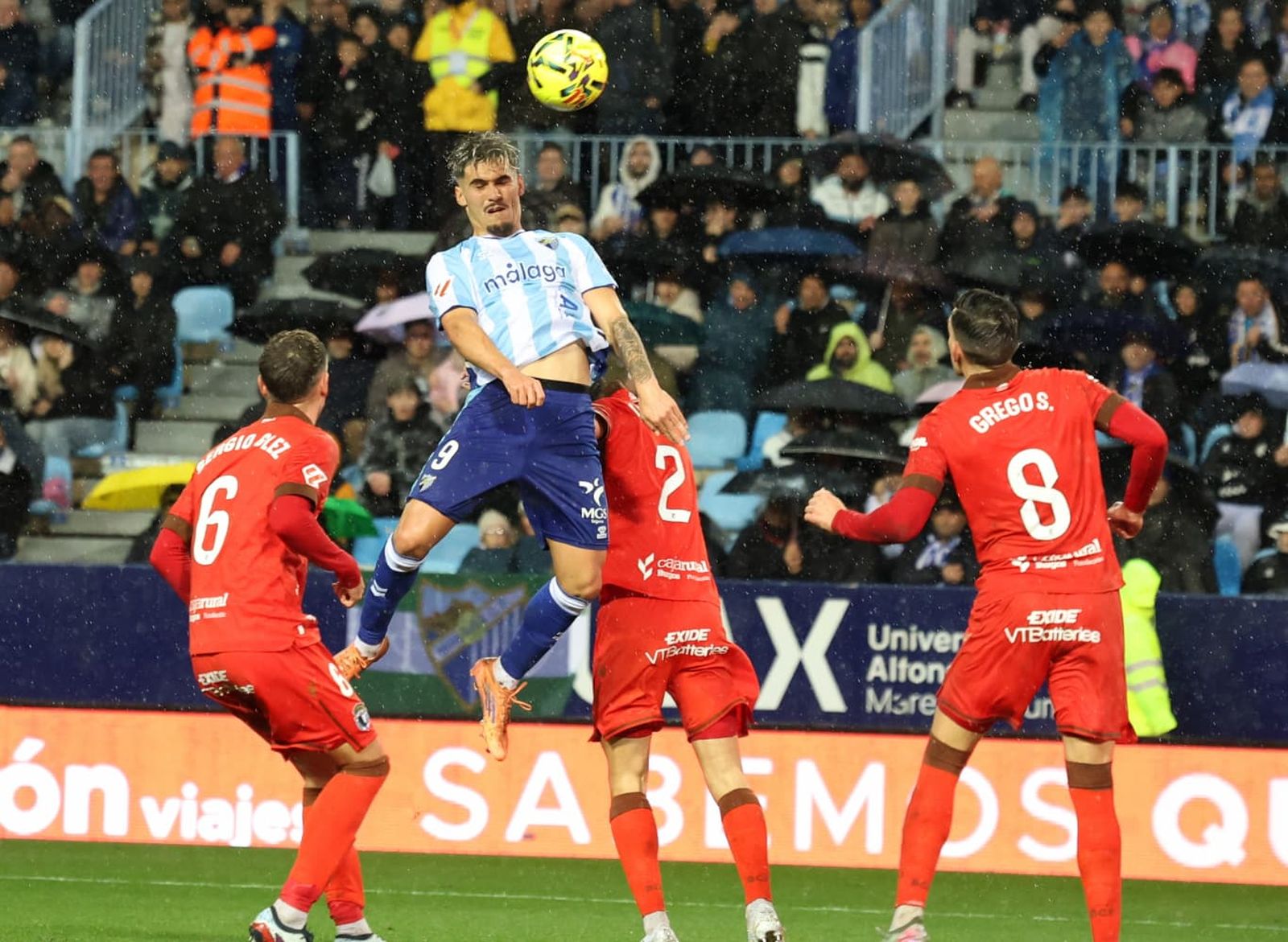 Las fotos del Málaga CF-Burgos