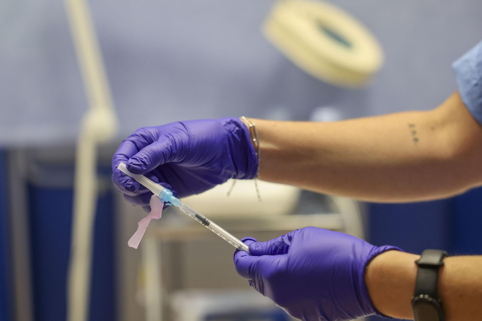 Vacunación contra la gripe.