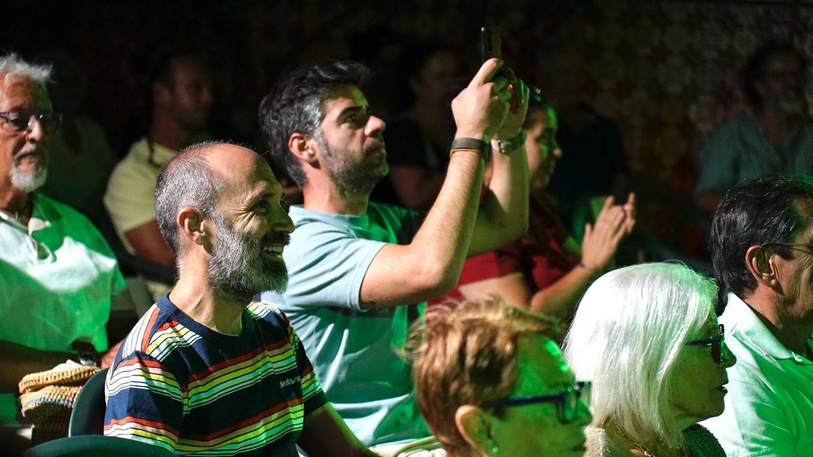 La actuación flamenca de Sirimusa en el patio de Barrio Vivo