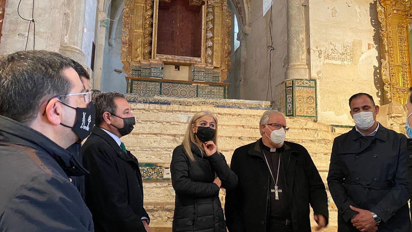 La visita celebrada a la iglesia.