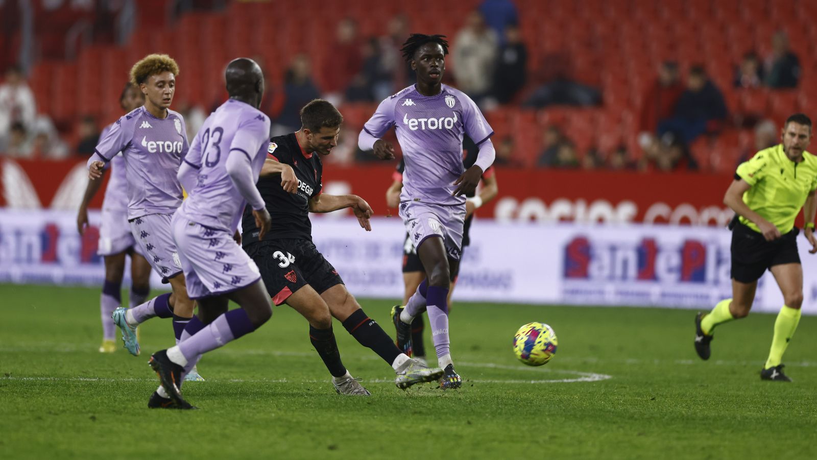 Las imágenes del Sevilla fc-Mónaco