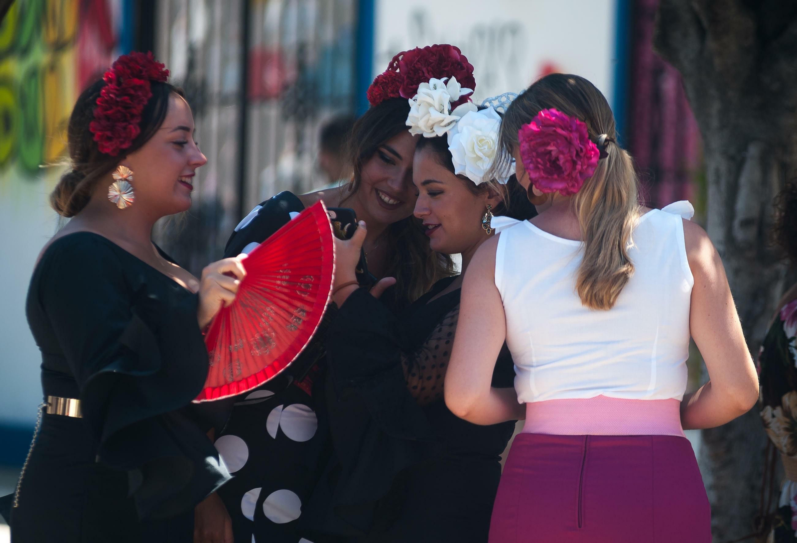 Segundo día de Feria de Málaga en el Centro y en el Real, en fotos