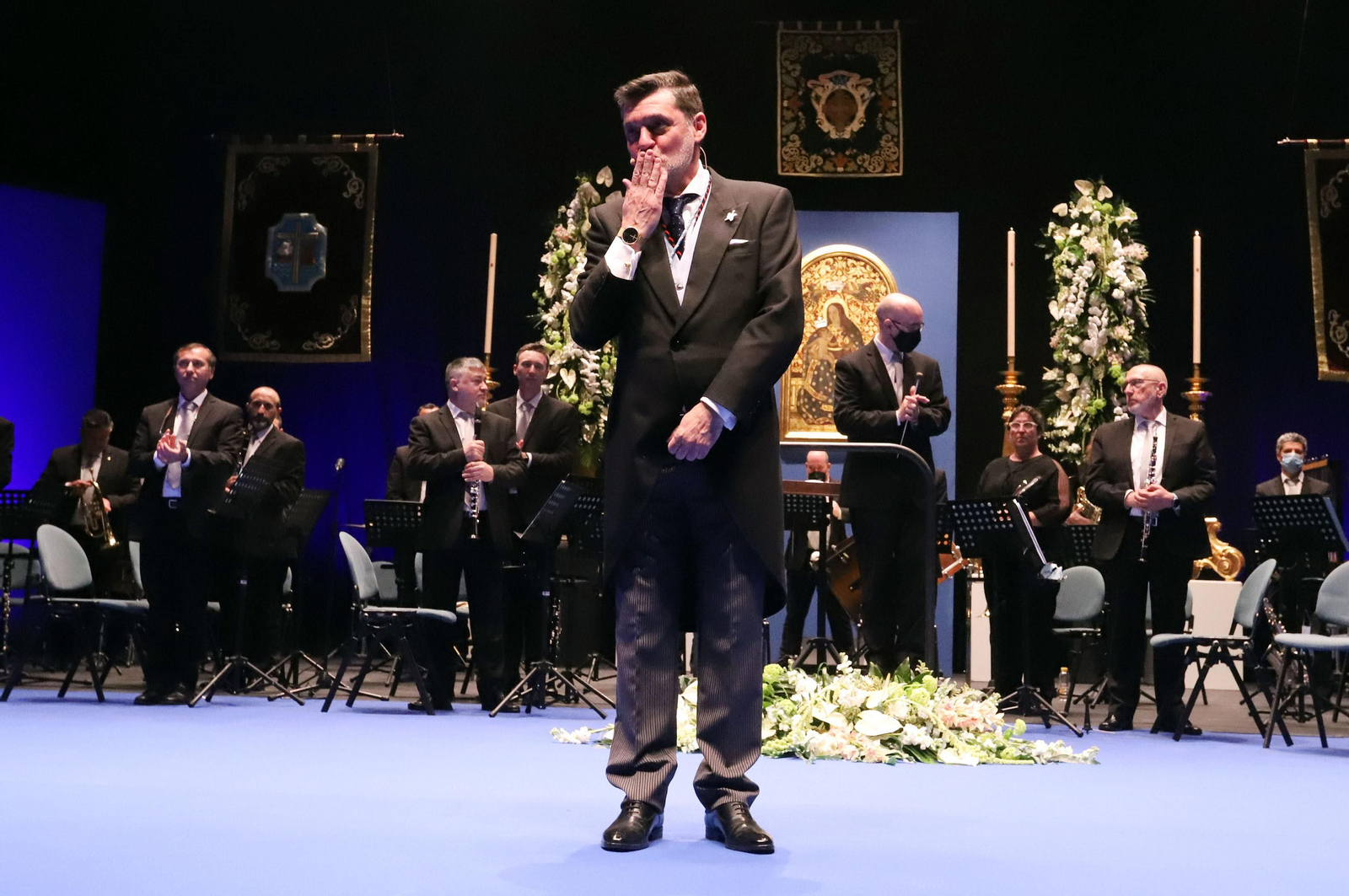 Imágenes del Pregón de la Semana Santa de Huelva 2021 de Eduardo Sugrañes