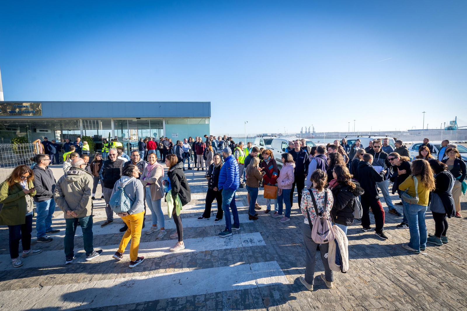 Todas las imágenes del simulacro de tsunami en Cádiz