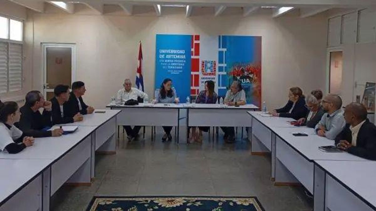 Visita a la Universidad de Artemisa