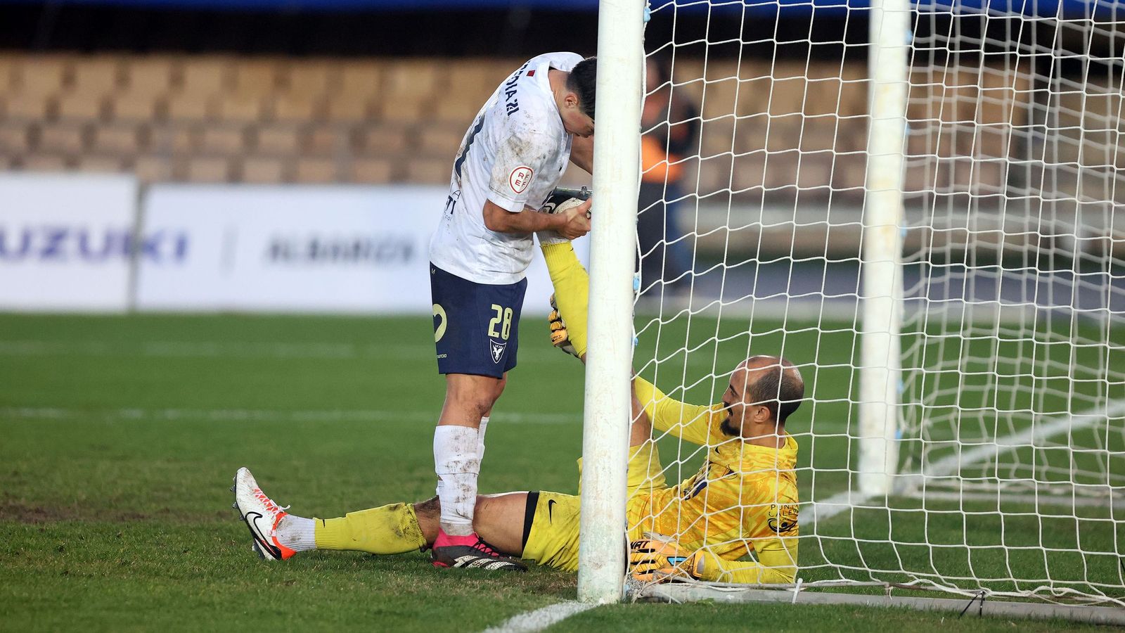 Imágenes del Xerez DFC contra el UCAM Murcia CF en Chapín