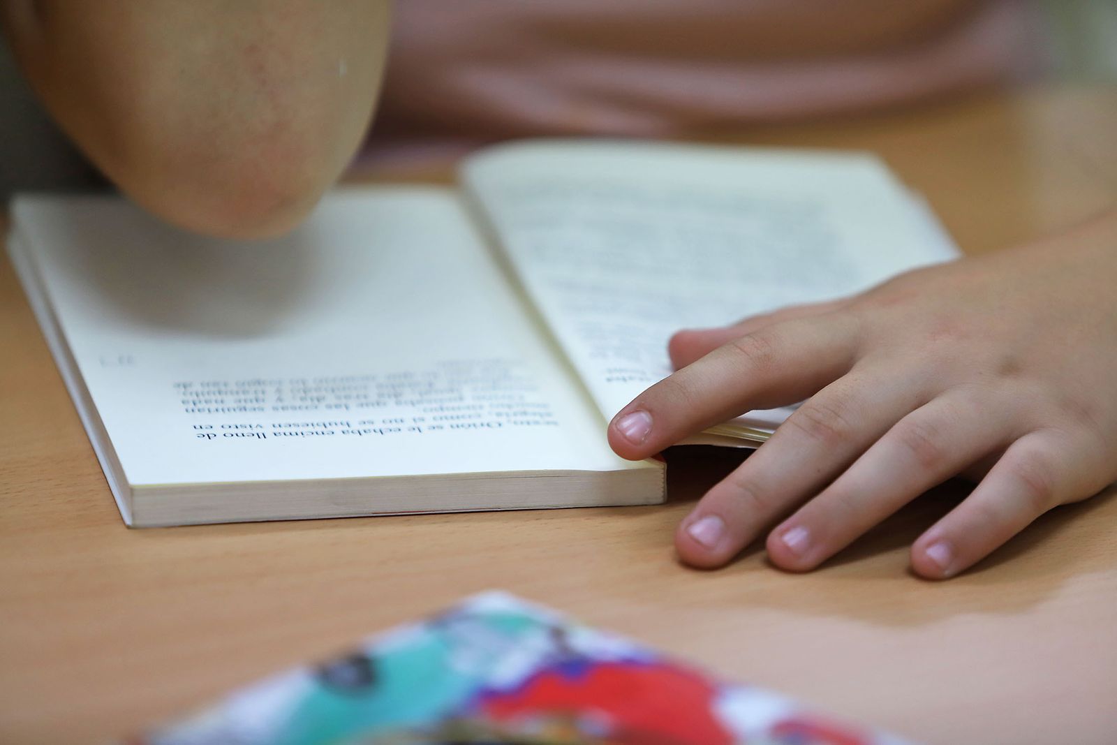 Imágenes de la visita a una sesión Lecxit en el CEIP Arias Montano