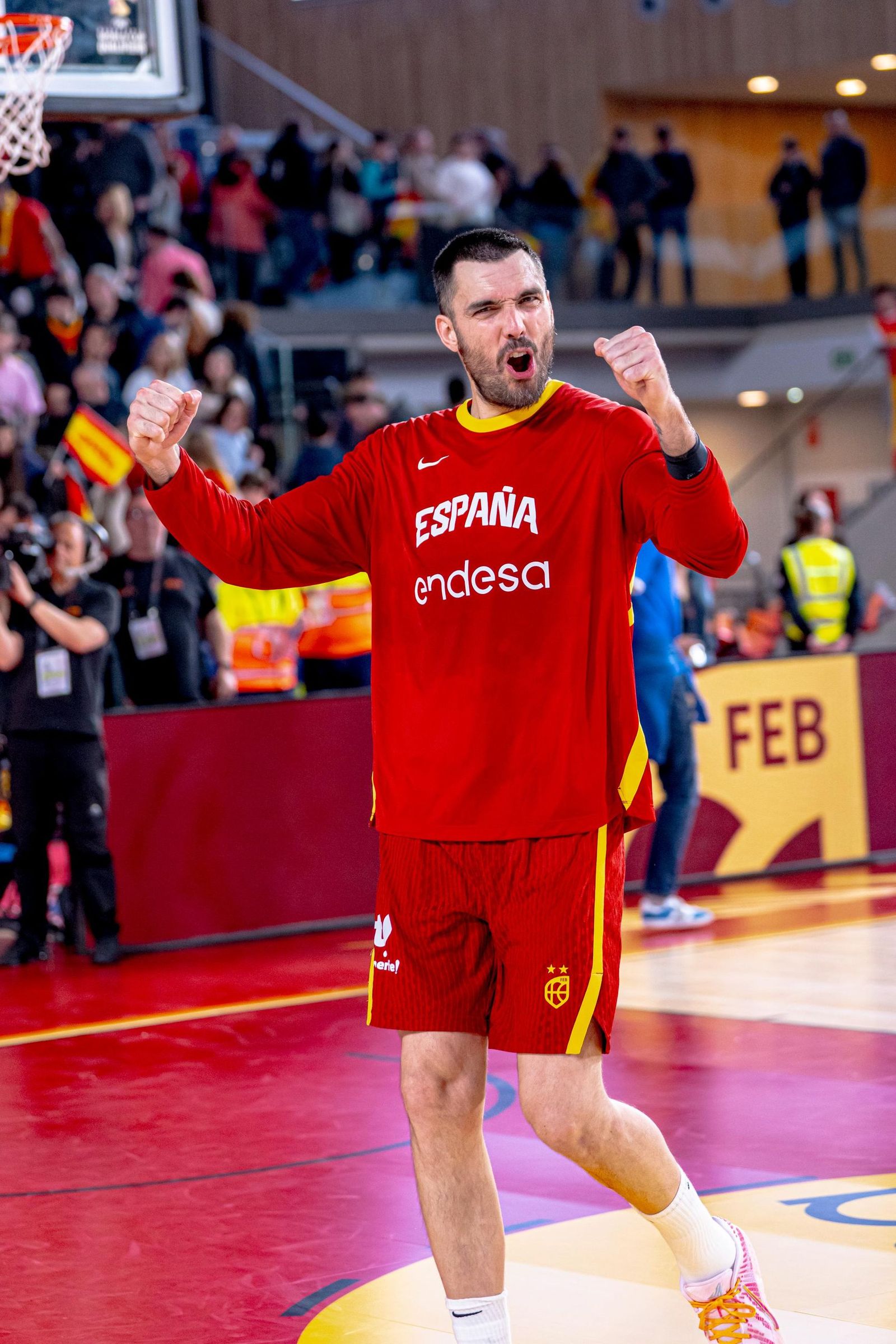 Las mejores fotos del España-Ucrania de baloncesto
