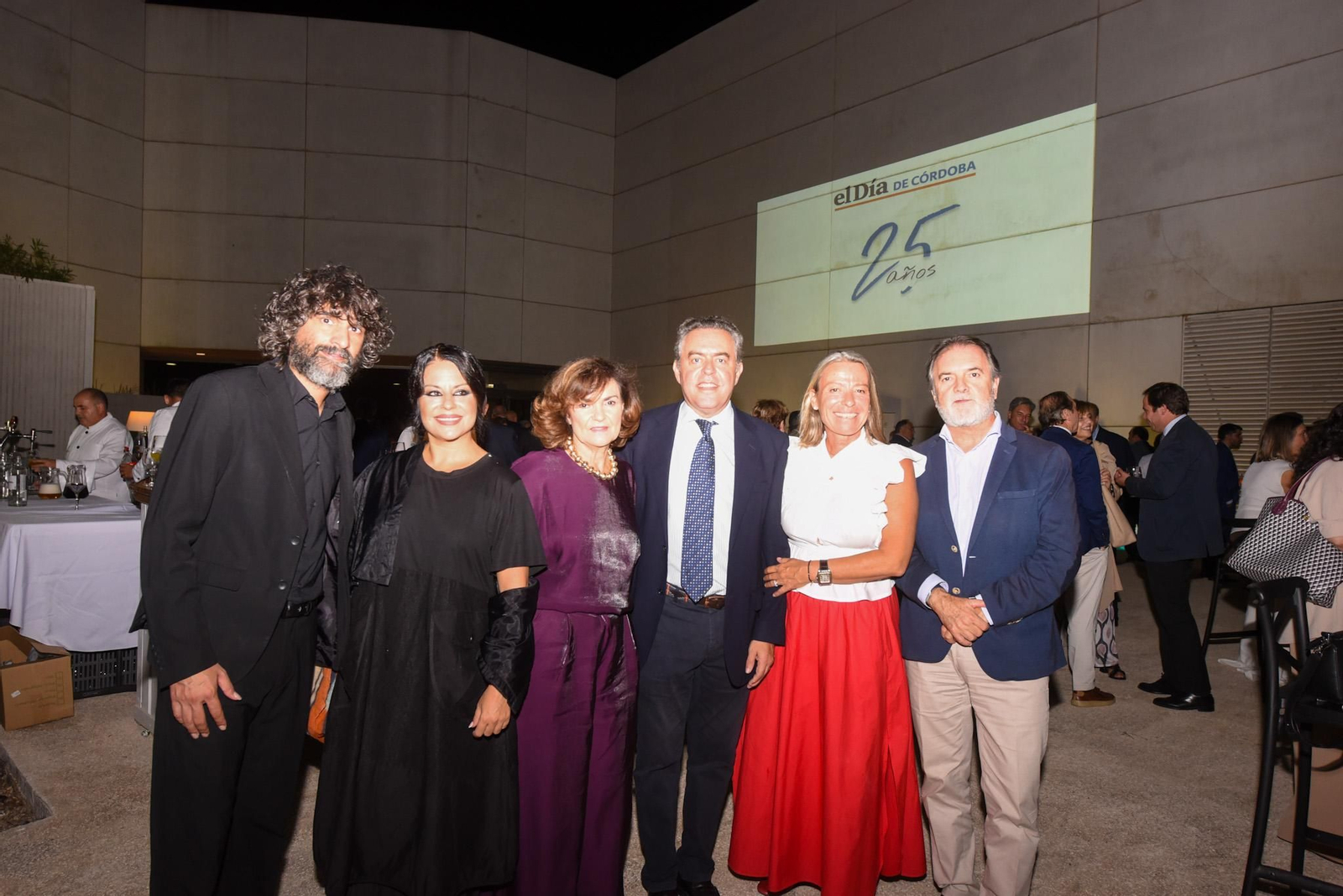 JUan Campallo, Mercedes de Córdoba, Carmen Calvo, Juan Alfonso Romero, Isabel Albás y Jorge Ramos.