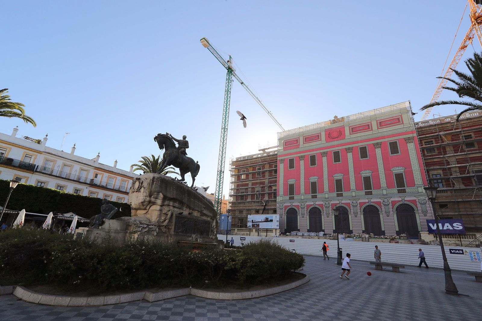 La plaza del Rey, en una imagen de 2018.