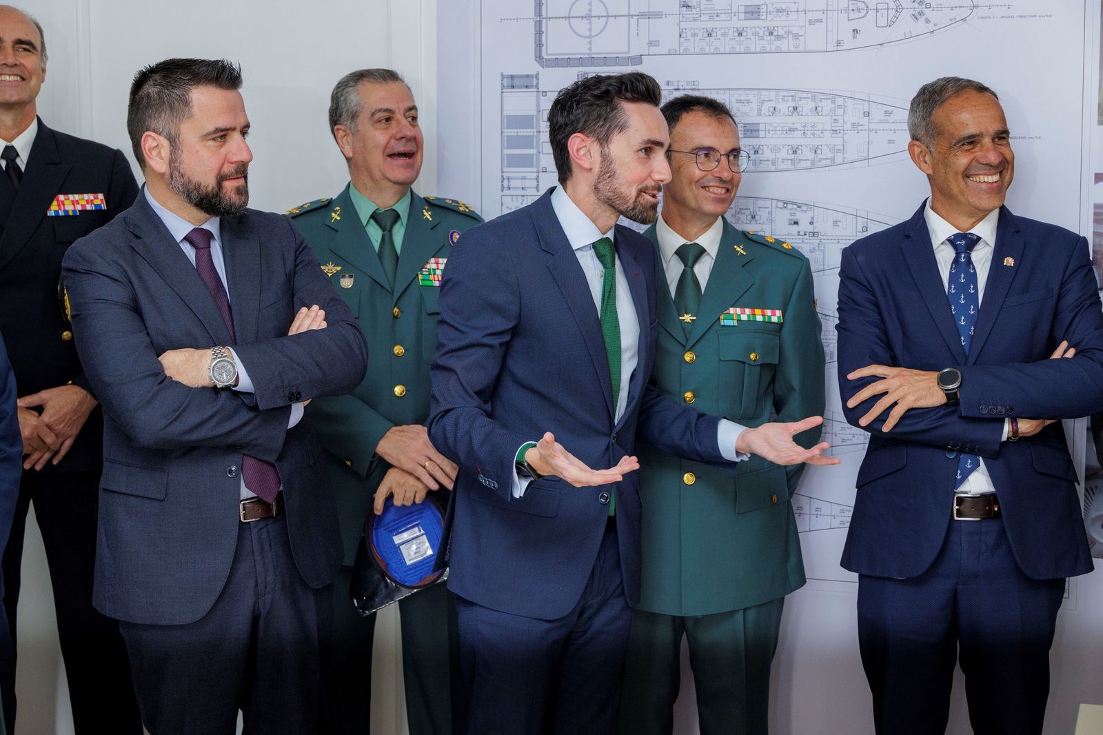 Inauguración de la Escuela de Servicio Marítimo de la Guardia Civil.