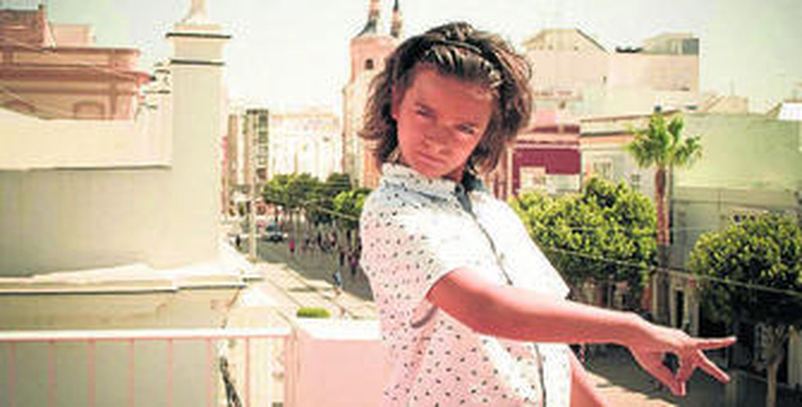 El 'Caramelo de Francia', en una azotea de San Fernando.