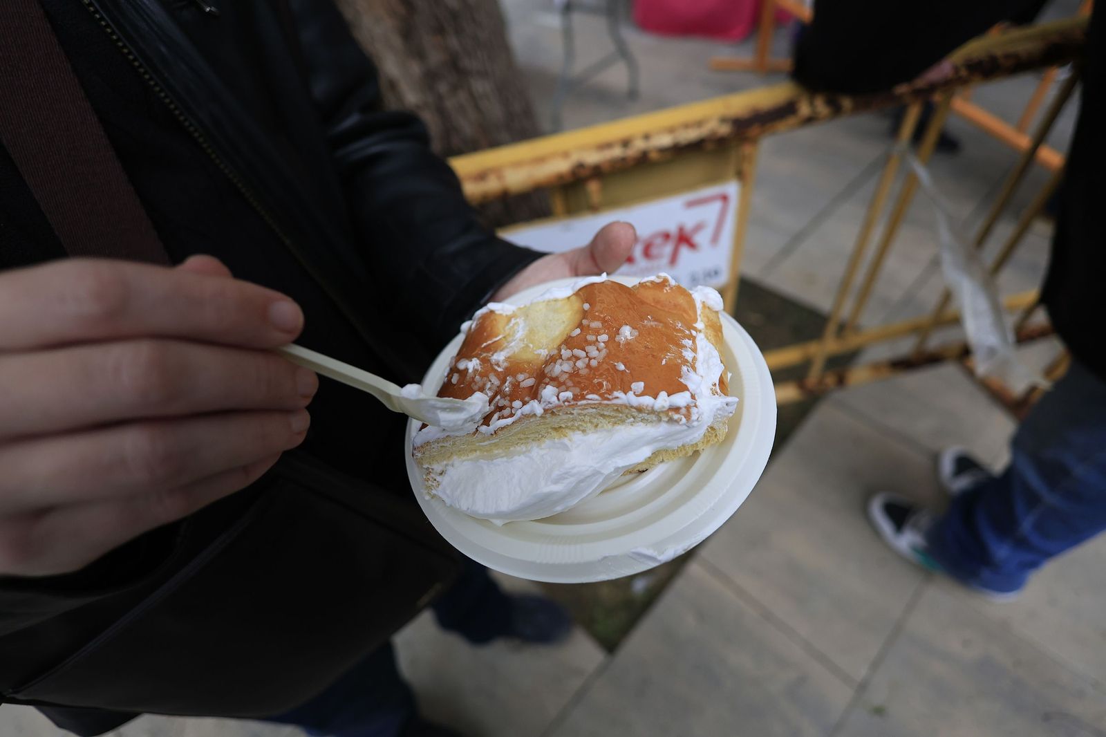 Las fotos del roscón de Reyes solidario en Algeciras