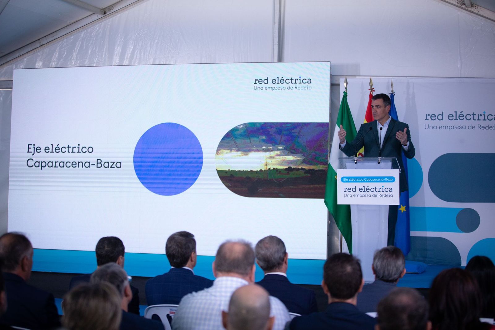 La inauguración de la subestación eléctrica de Baza, en imágenes