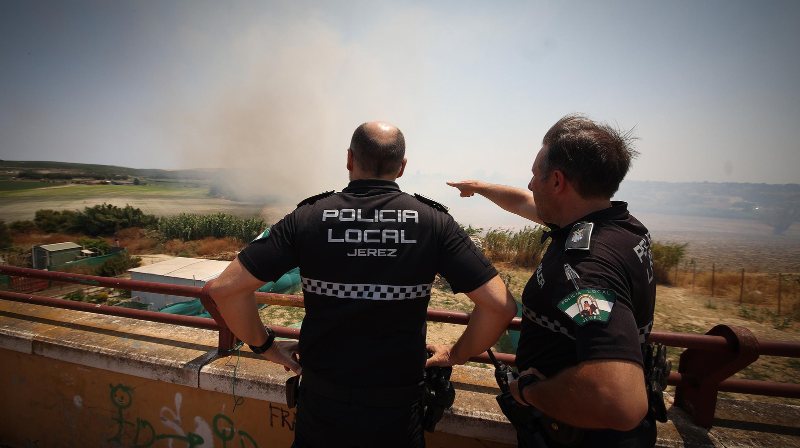 El fuego y el pánico llegan a Jerez