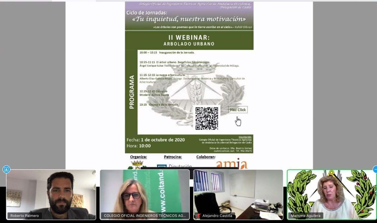 El evento medioambiental se desarrolló de manera online.
