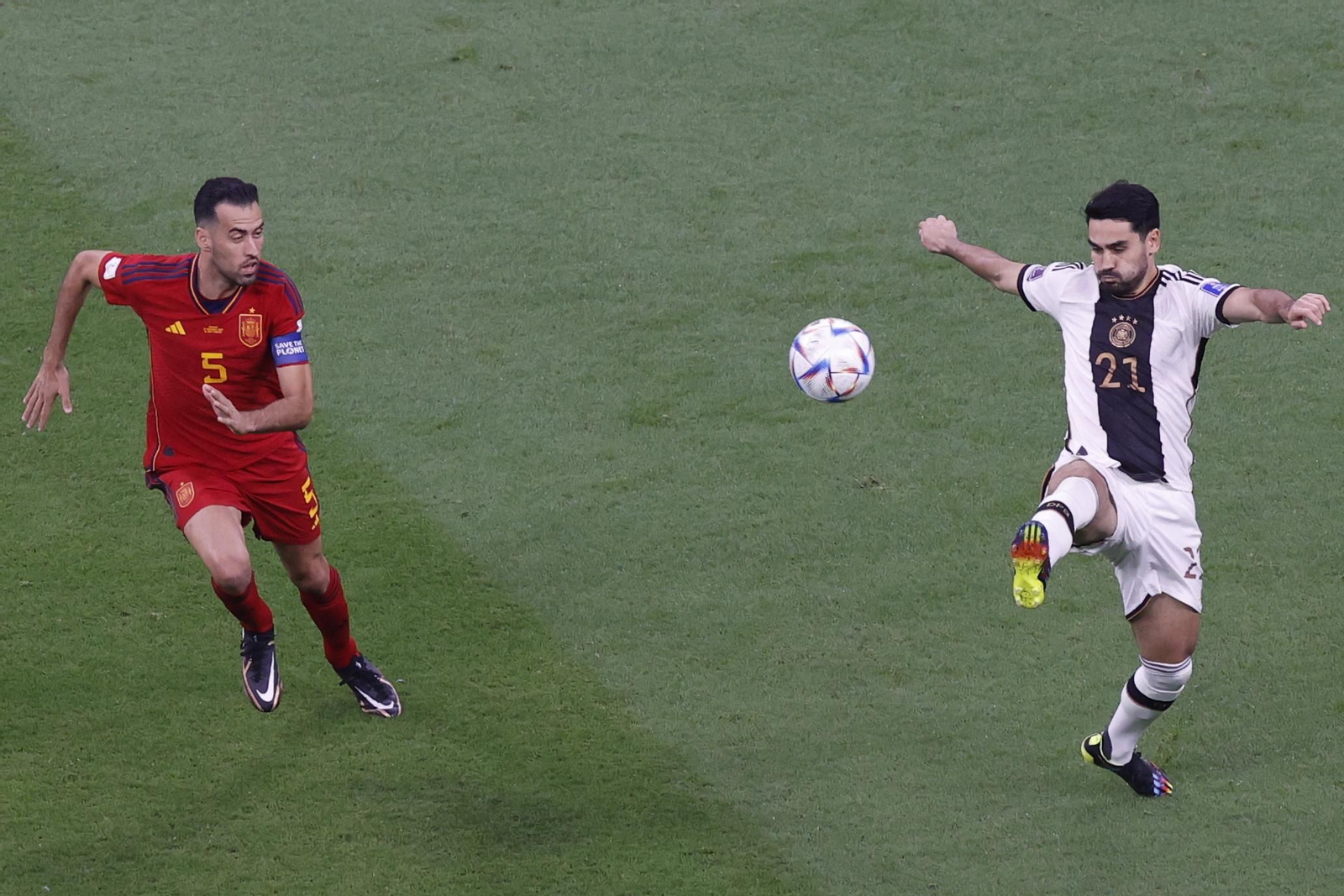 Las fotos del España-Alemania del Mundial de Qatar