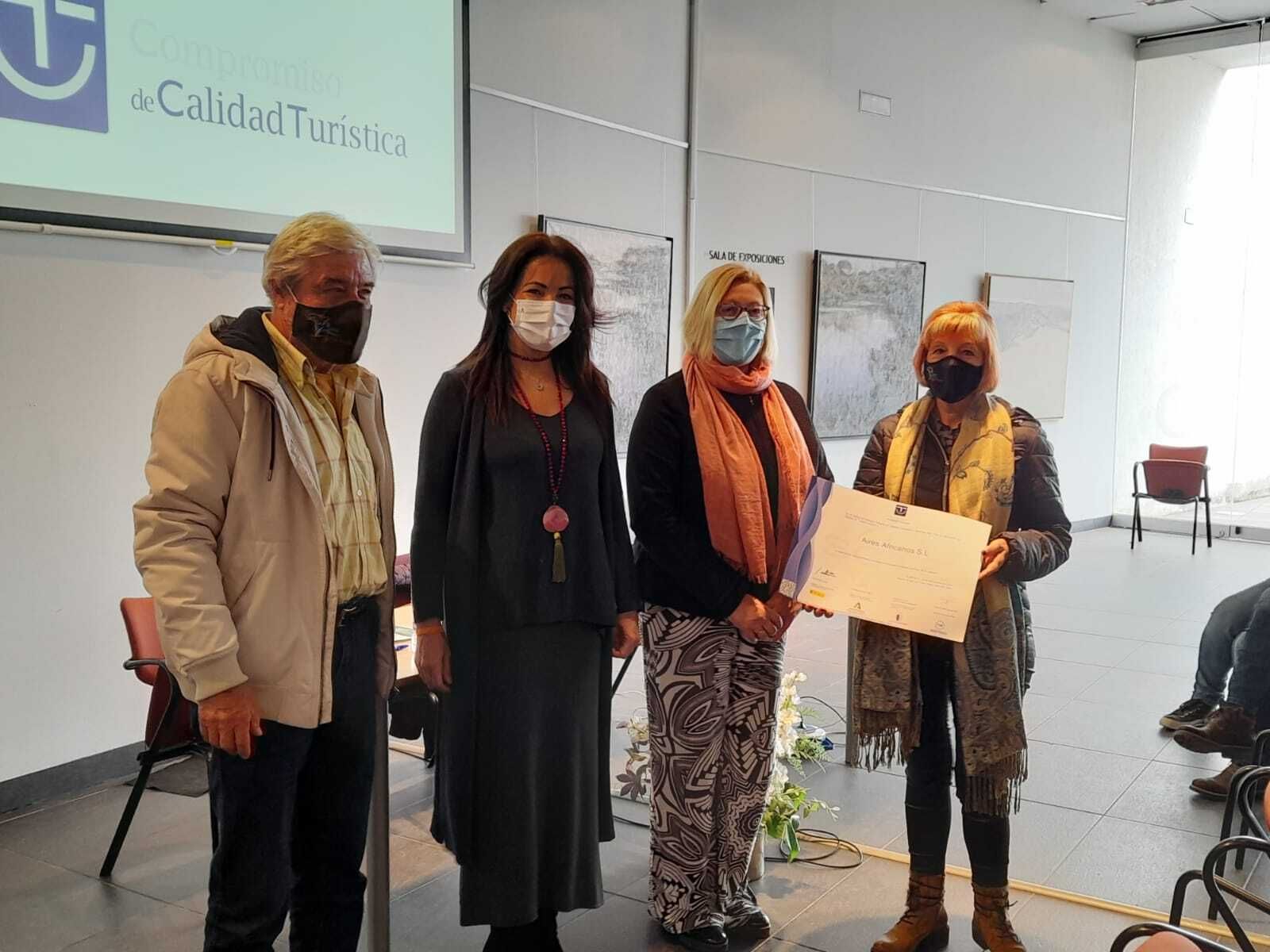 Entrega de reconocimientos del Sistema Integral de Calidad Turística Española en Destino (Sicted).