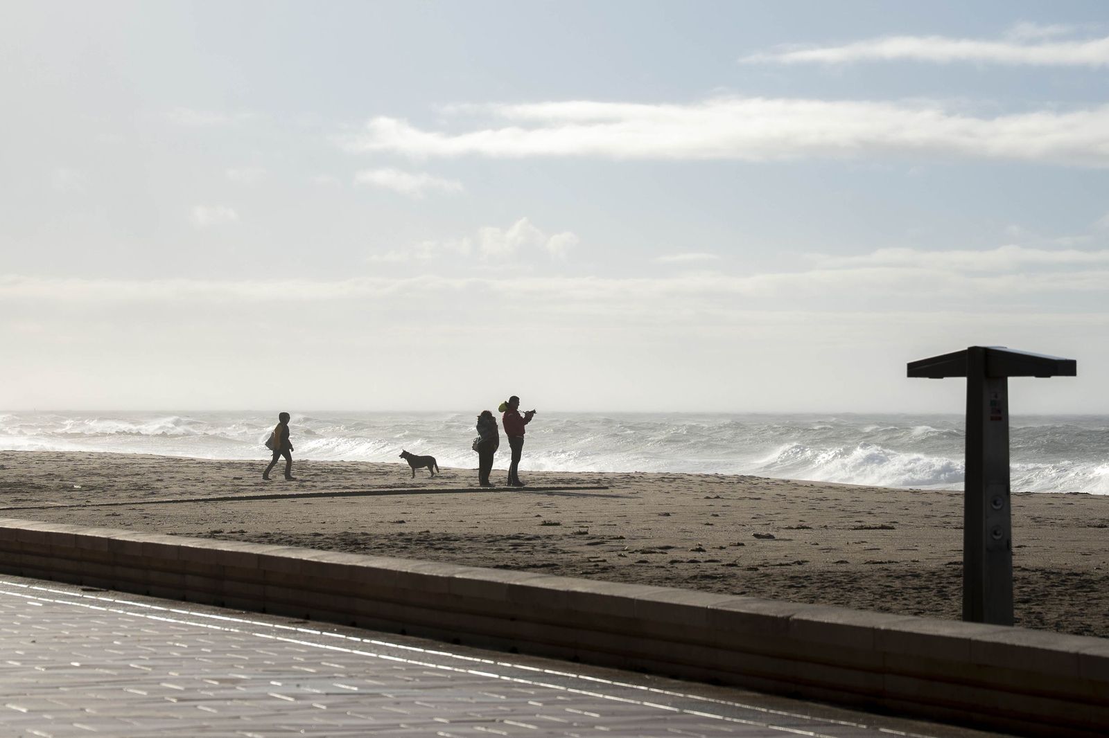 La Borrasca Leonardo se ensaña con Almería, en imágenes