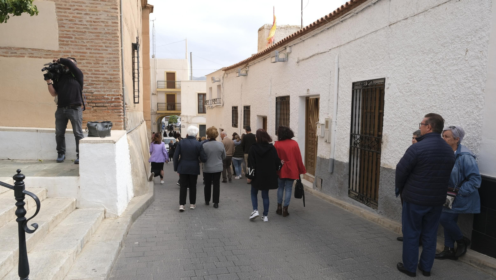 Funeral del crimen vicario de las dos niñas, en Abla