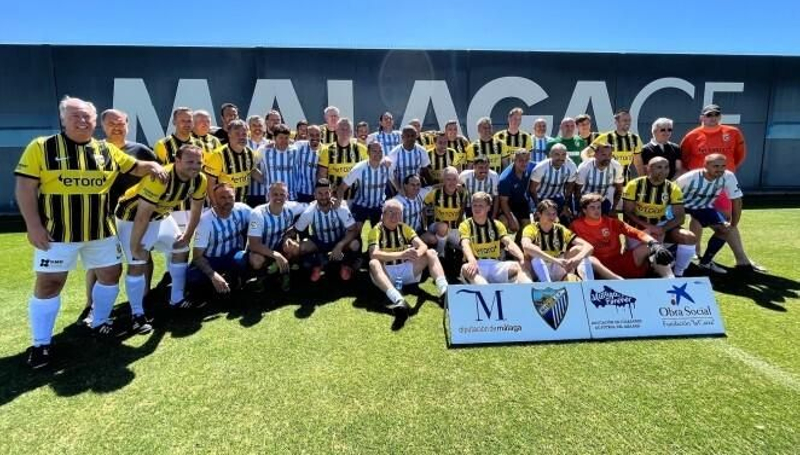 Los veteranos del Málaga CF y el Vitesse.