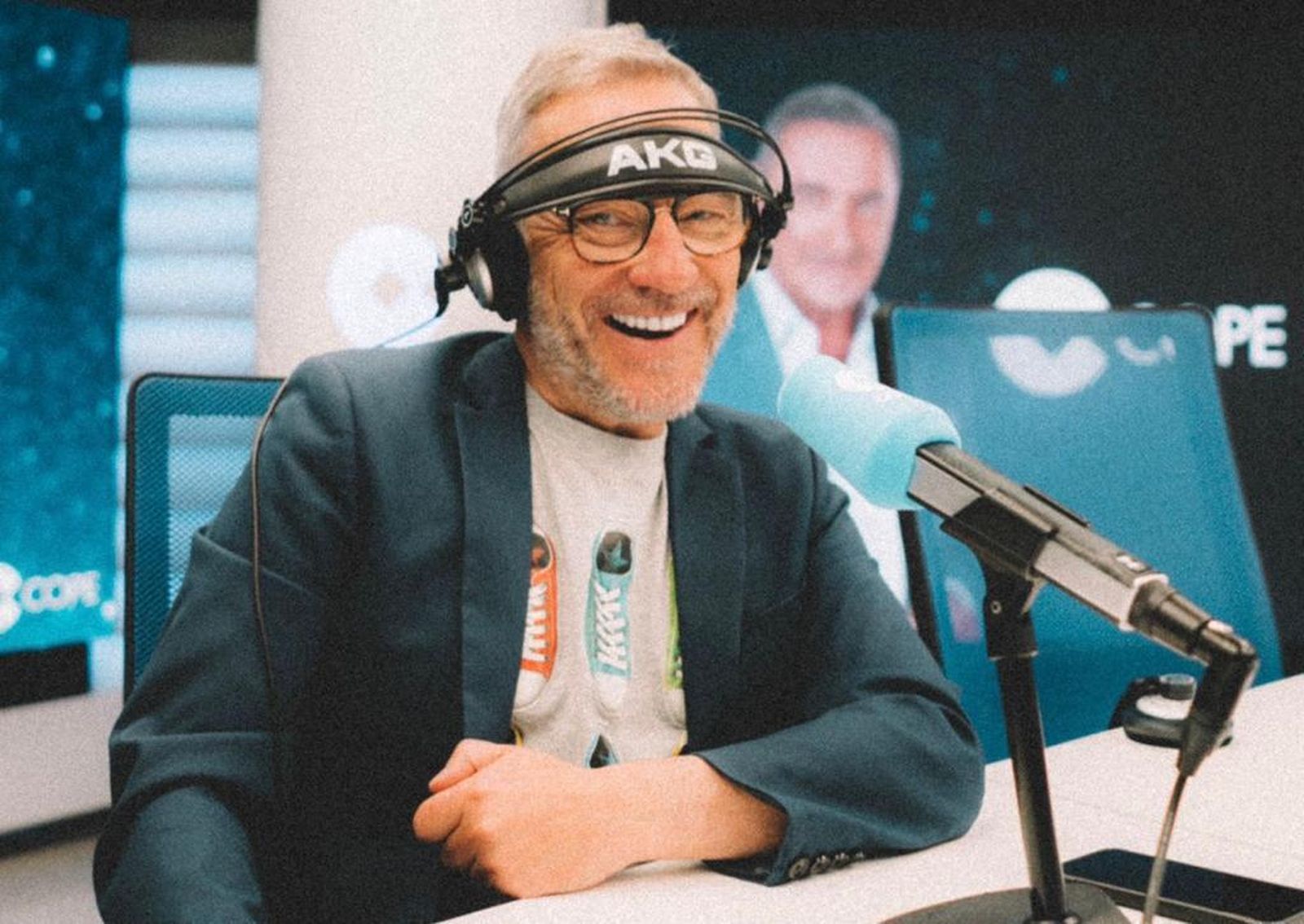 Goyo González, en los estudios de la Cadena COPE.