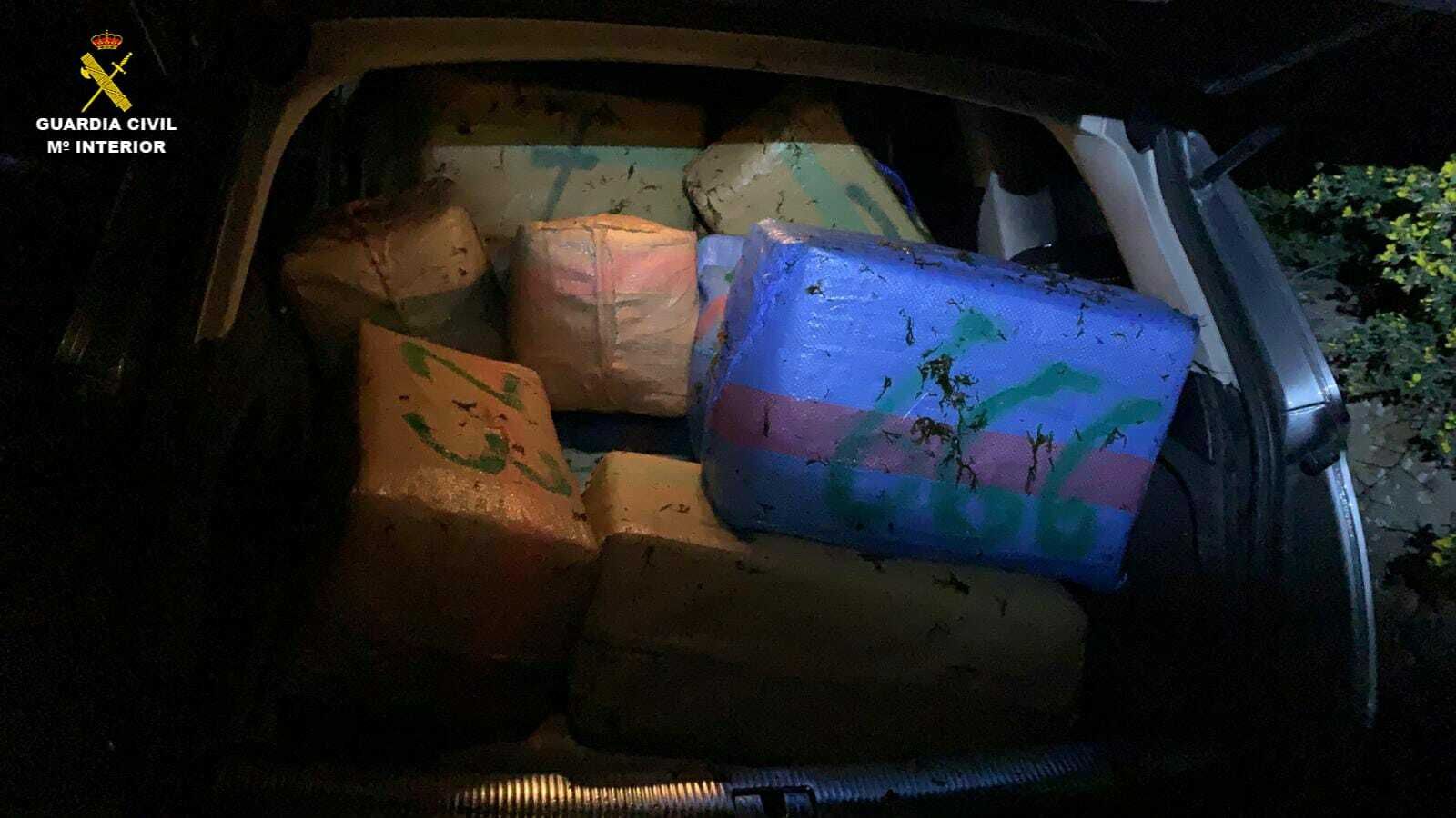 Incautadas 11,5 toneladas de hachís y 26 detenidos en Cádiz, Huelva y Almería