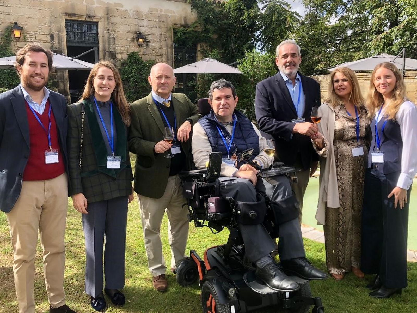 Enrique Lasso de la Vega, Blanca Pastor, Antonio de Seras, Javier Llordén, Pablo y Sofía  Romero-Valsepino y María Sánchez-Ibargüen.