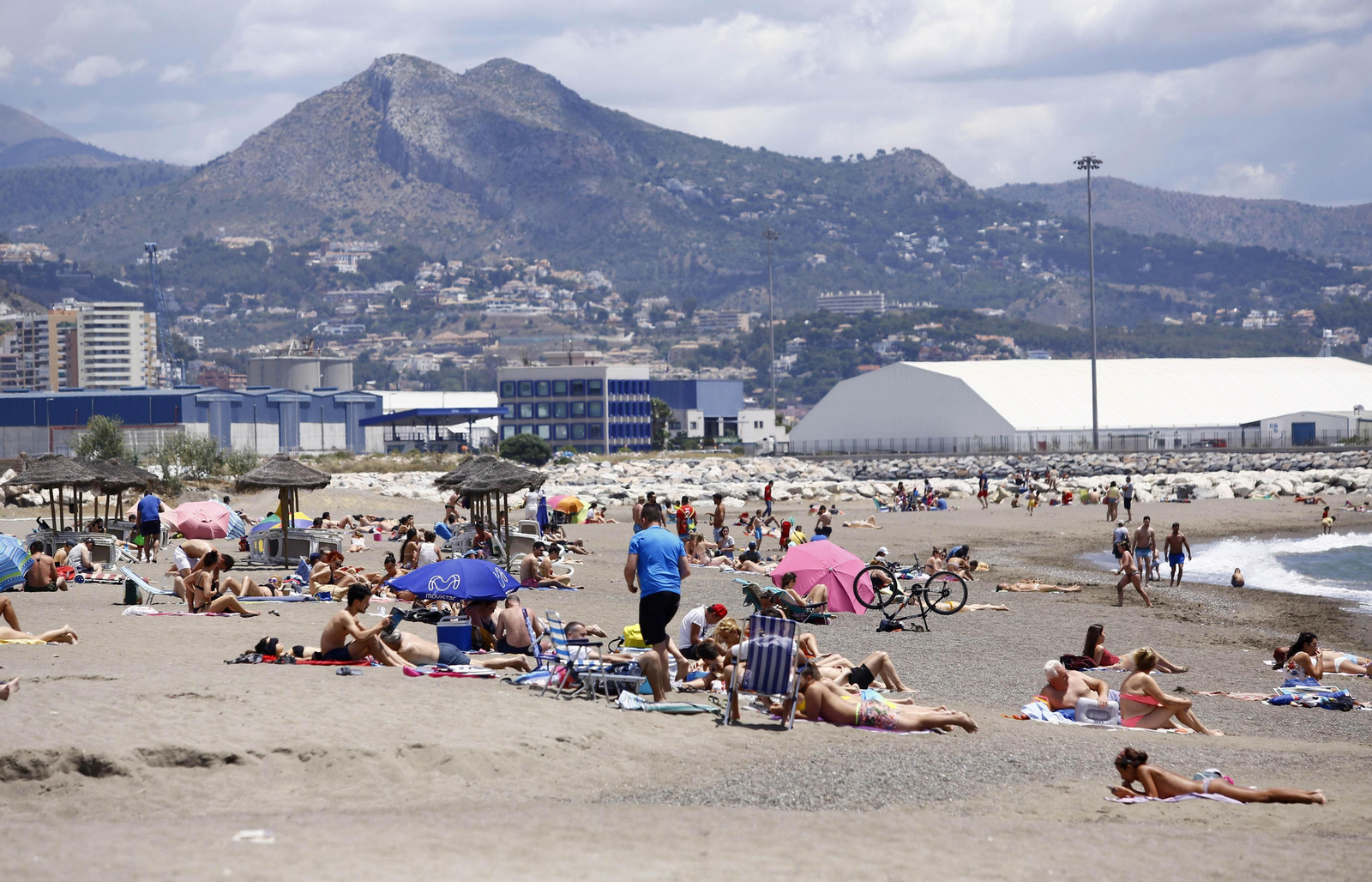 Fotos de las playas de Huelin: parecía Tarifa