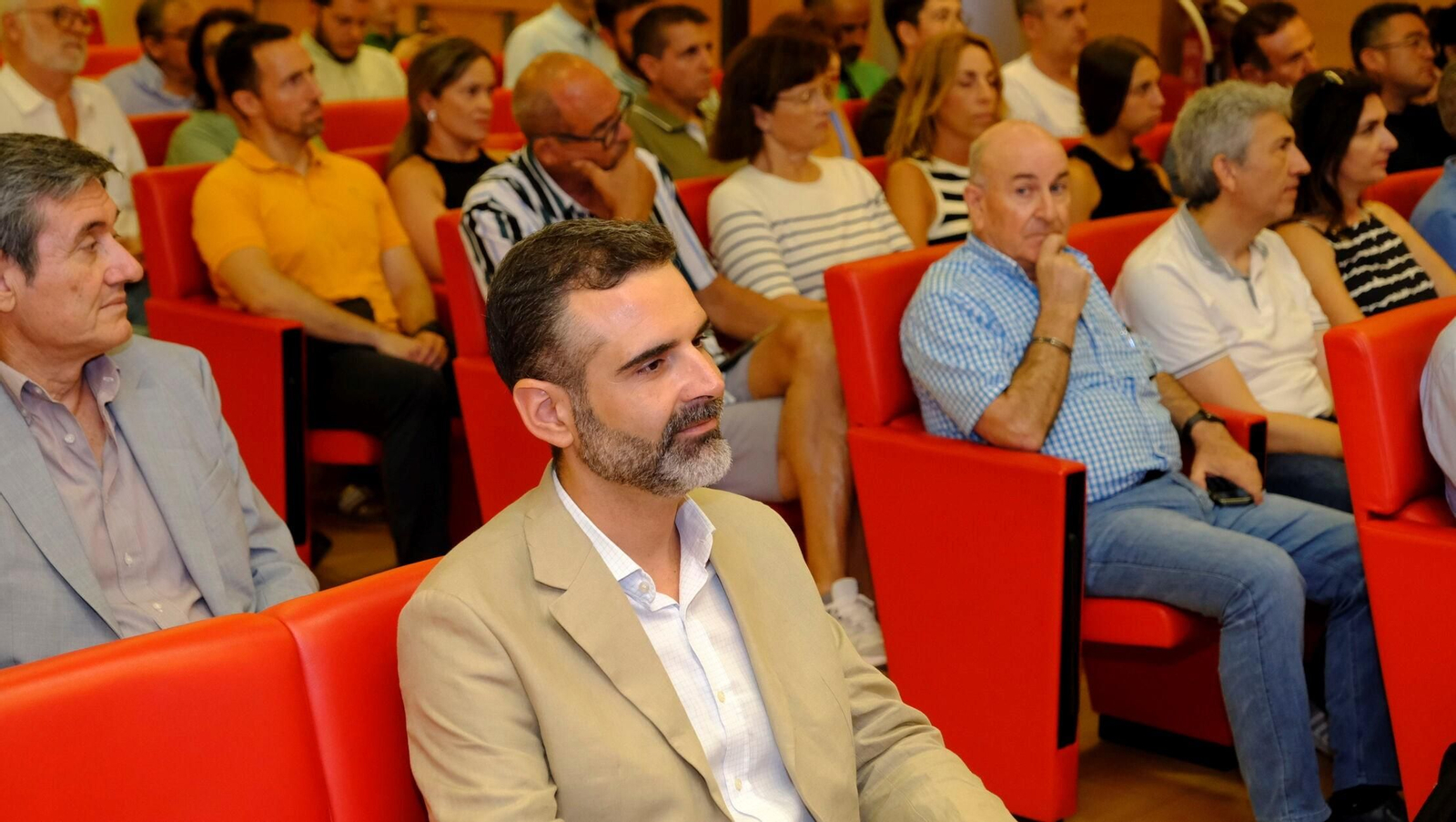 Fernández-Pacheco durante la ceremonia.