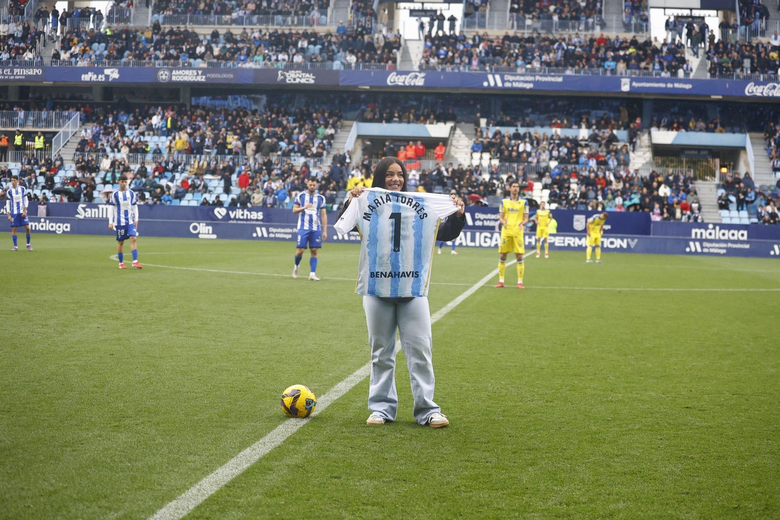 El Málaga CF-Cádiz, en fotos