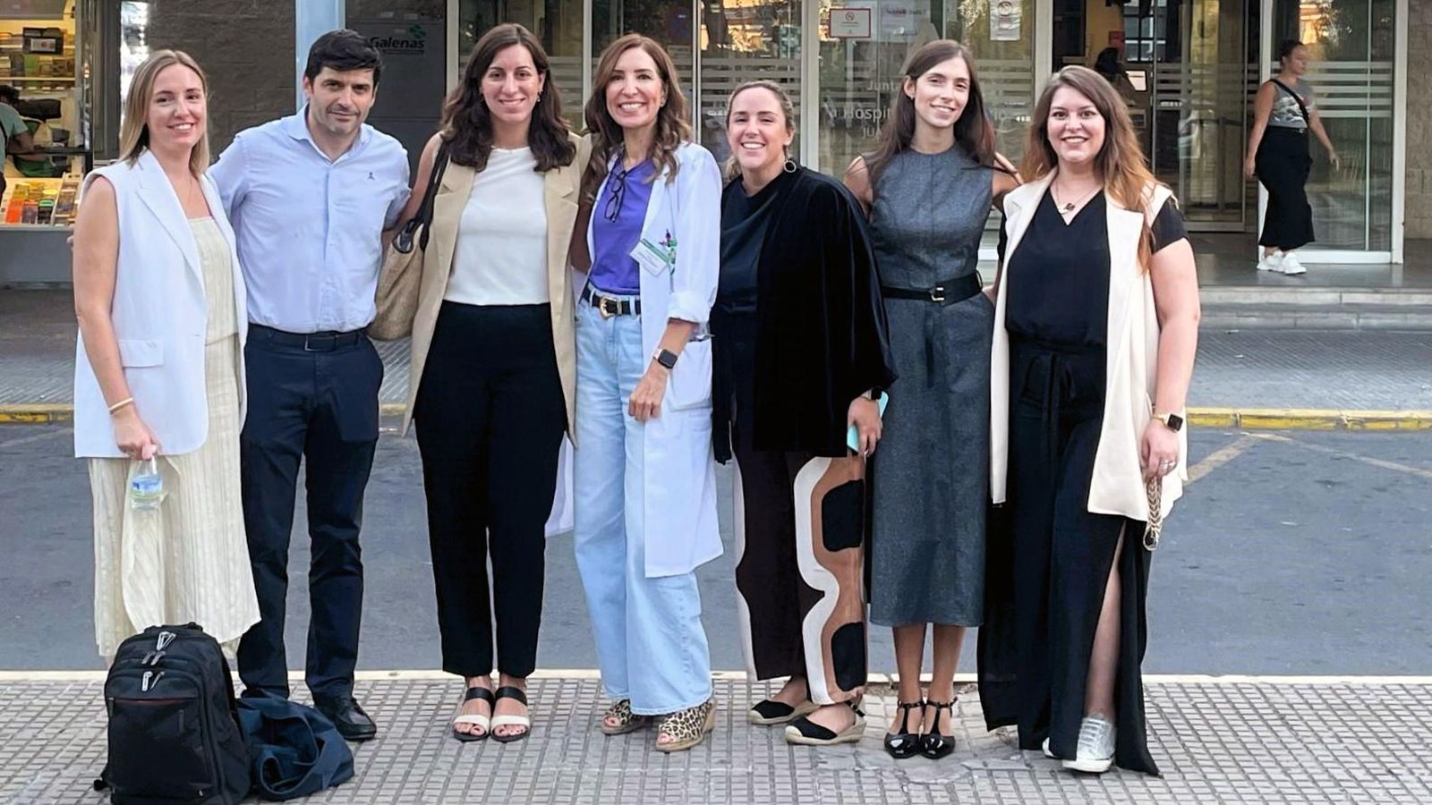 Equipo médico de la Unidad de Neurorehabilitación del hospital Juan Ramón Jiménez.