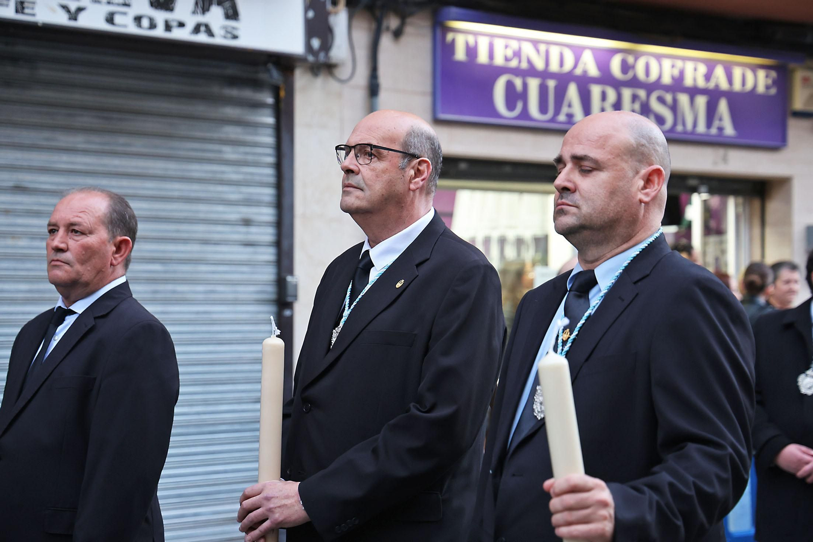 Imágenes del Vía Crucis del Consejo de Cofradías y Hermandades de Huelva