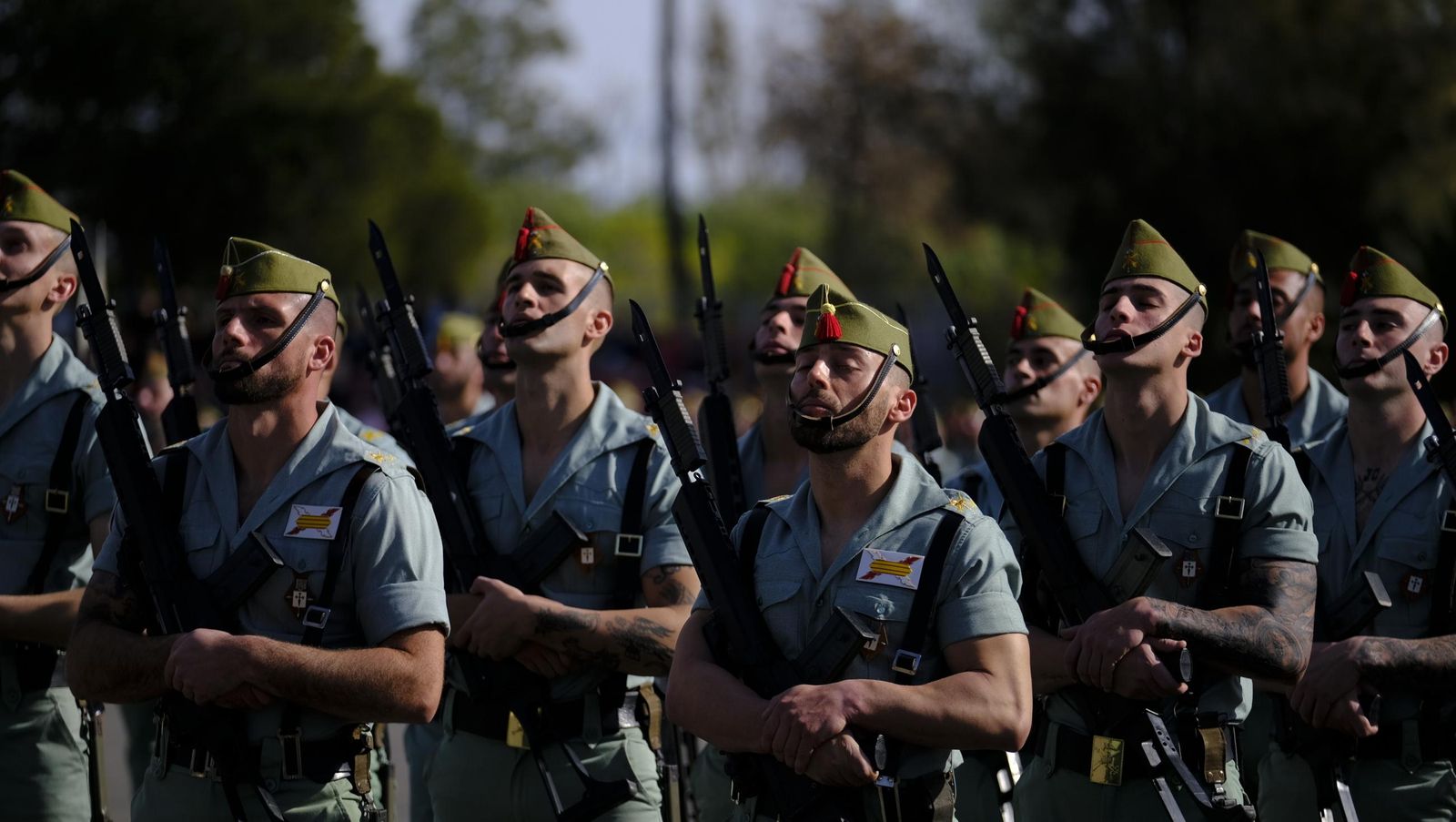 Conmemoración del Combate de Edchera en la Base Álvarez de Sotomayor de La Legión, en imágenes