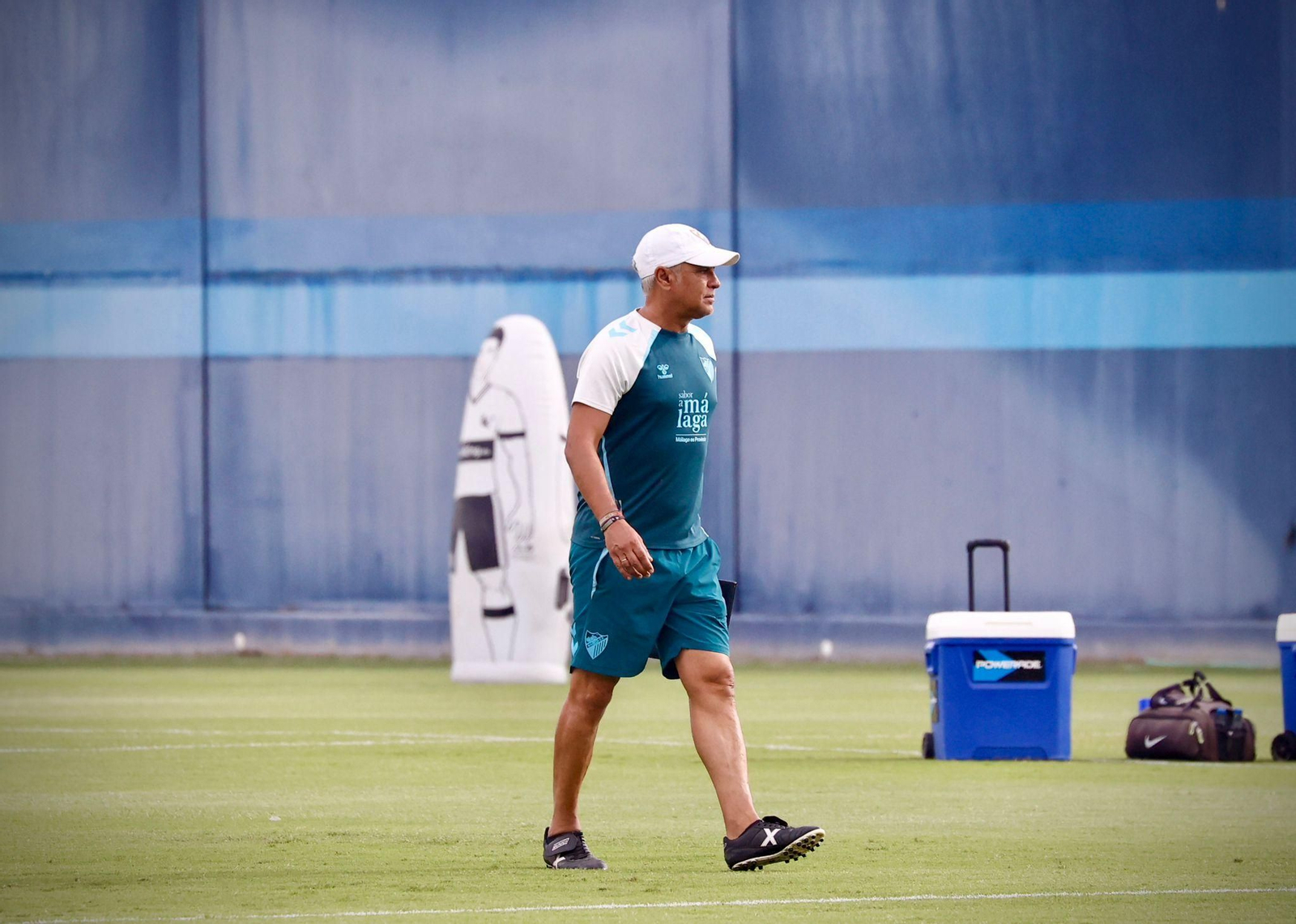 Rafita, del filial, novedad en el entrenamiento ante la baja de Carlos Puga