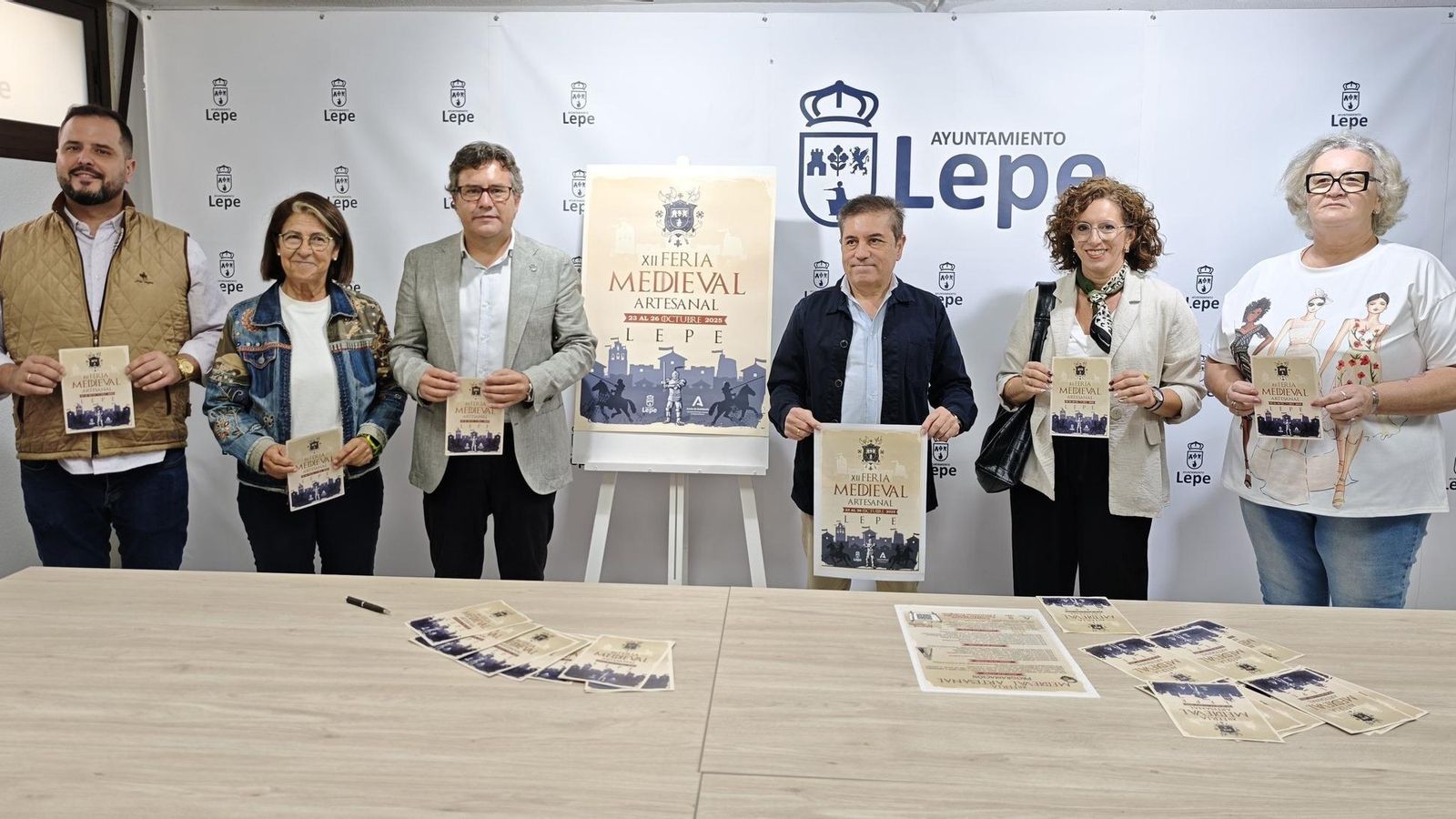 Acto de presentación de la Feria Medieval de Lepe.