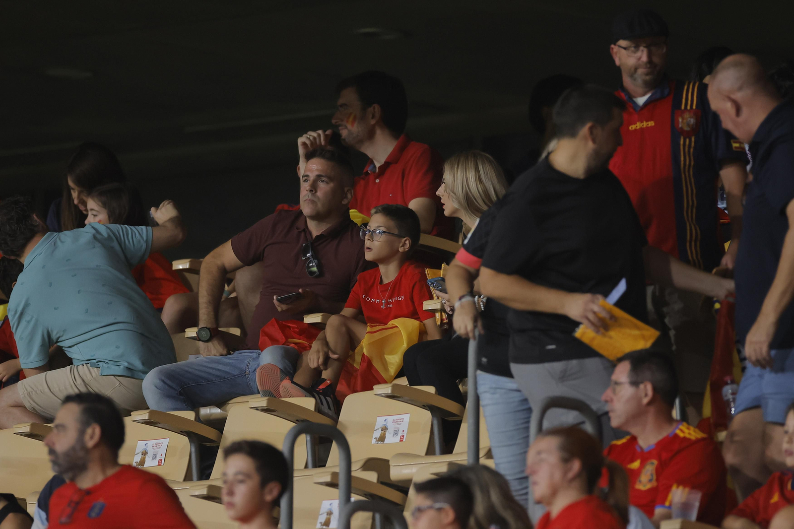 Búscate en las fotos del España-Escocia