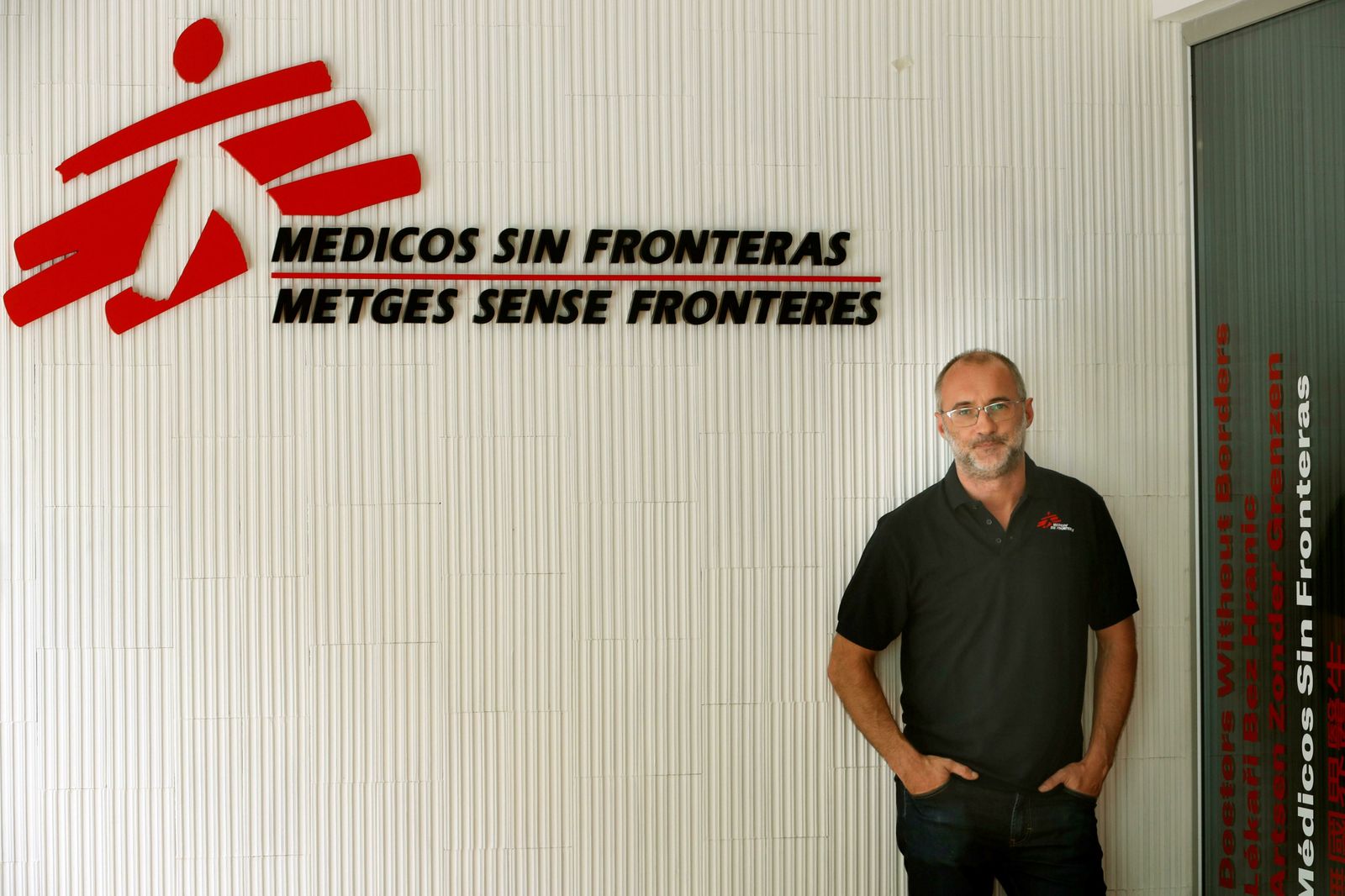 El presidente de Médicos sin Fronteras (MsF) en España, David Noguera.