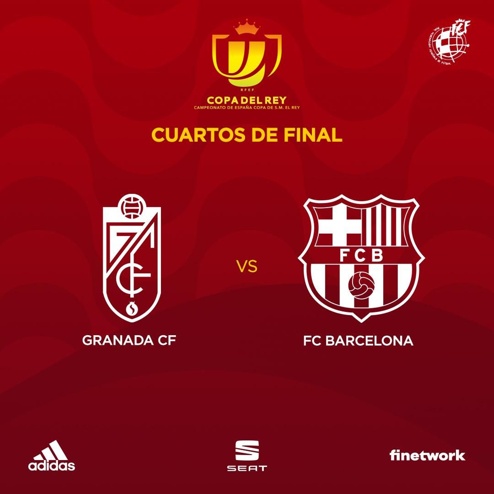 Granada-Barcelona, en cuartos de Copa.
