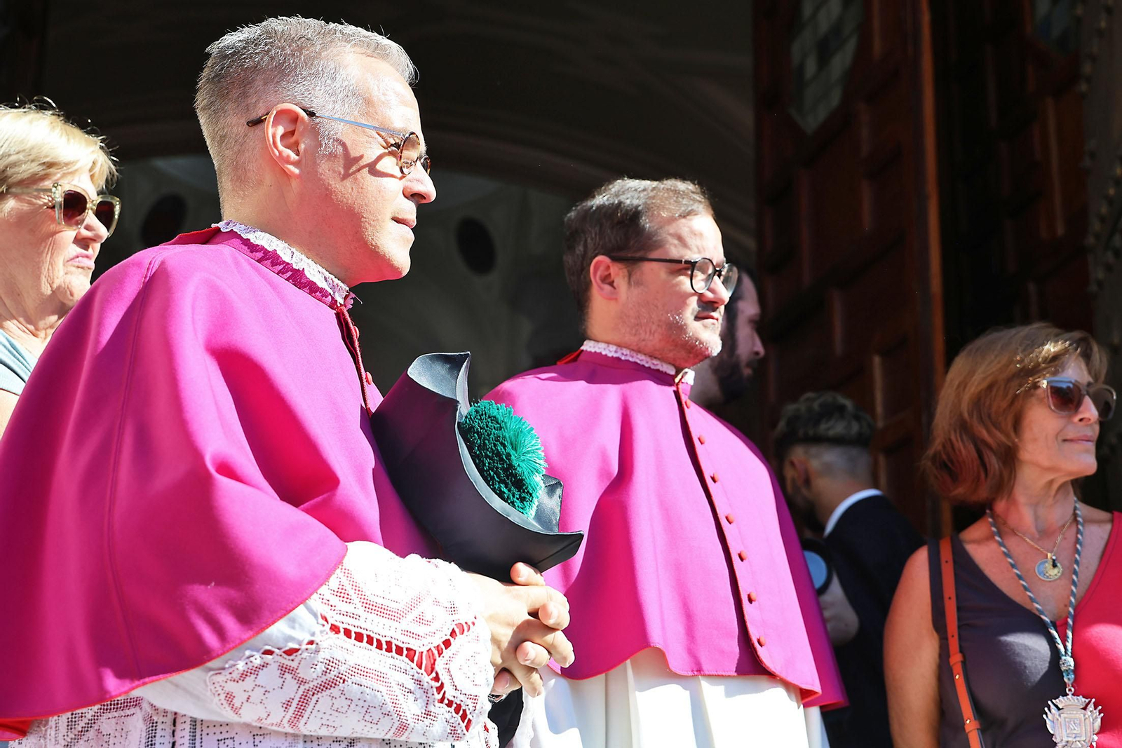 Imágenes de la bajada de la Virgen de la Cinta