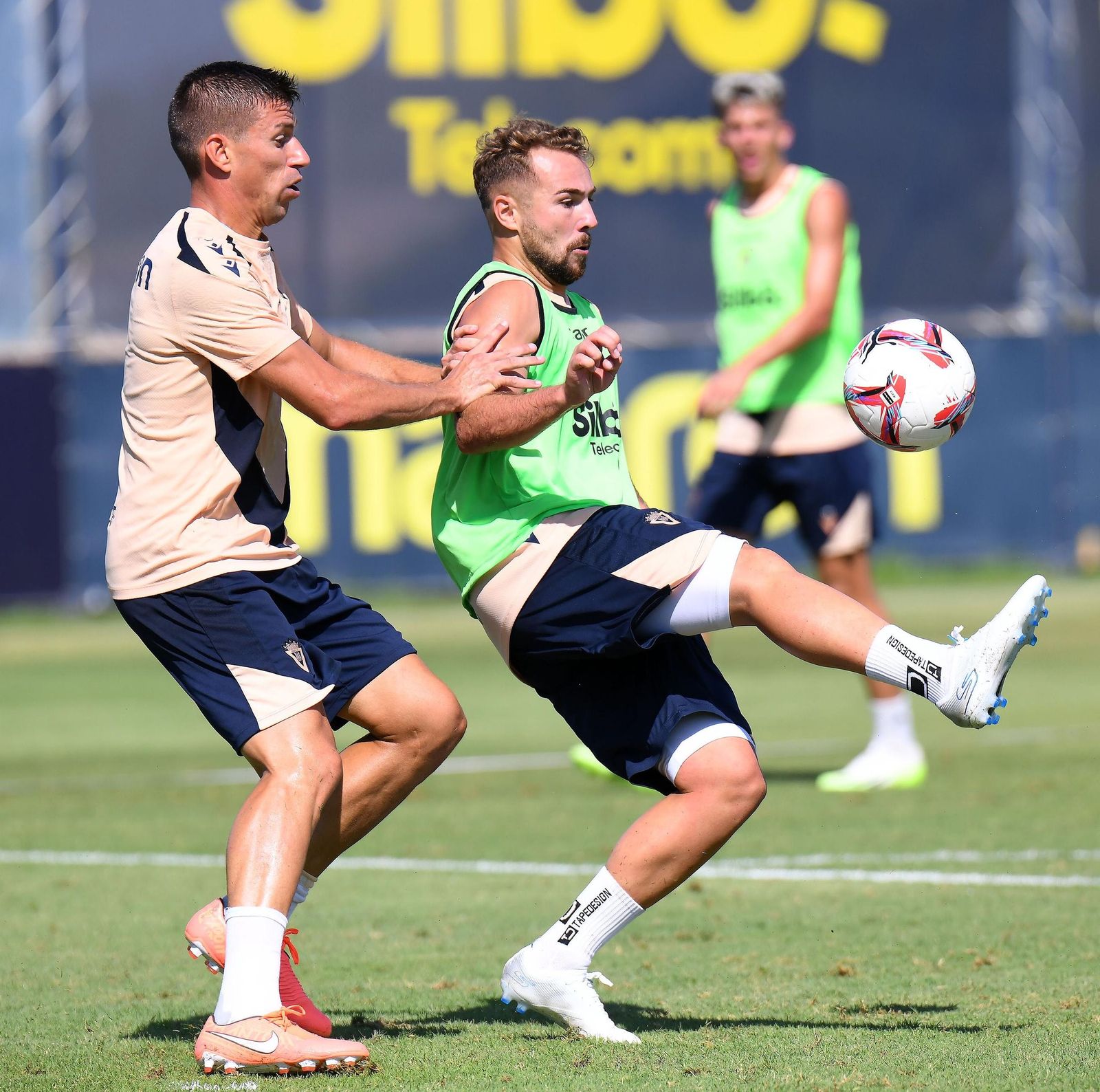 Rubén Alcaraz y Ontiveros en un entrenamiento.