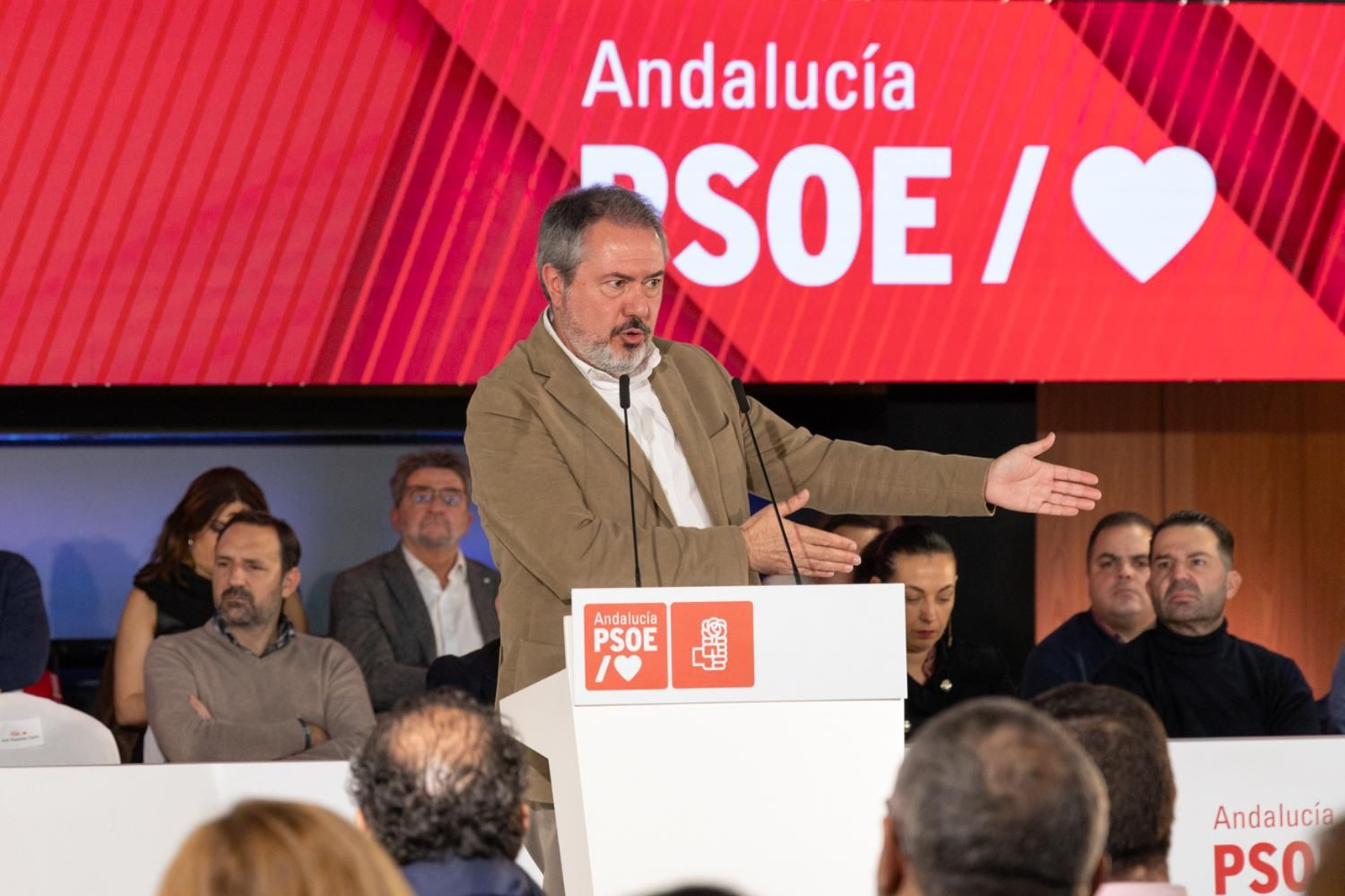 Las imágenes del comité director del PSOE en Jaén