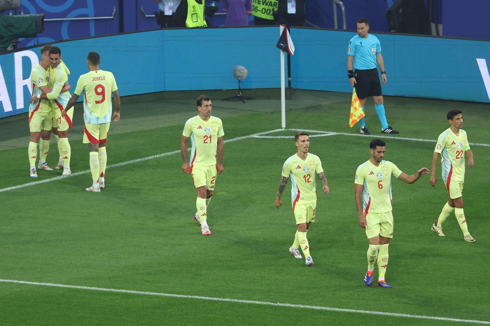 Las fotos del Albania - España