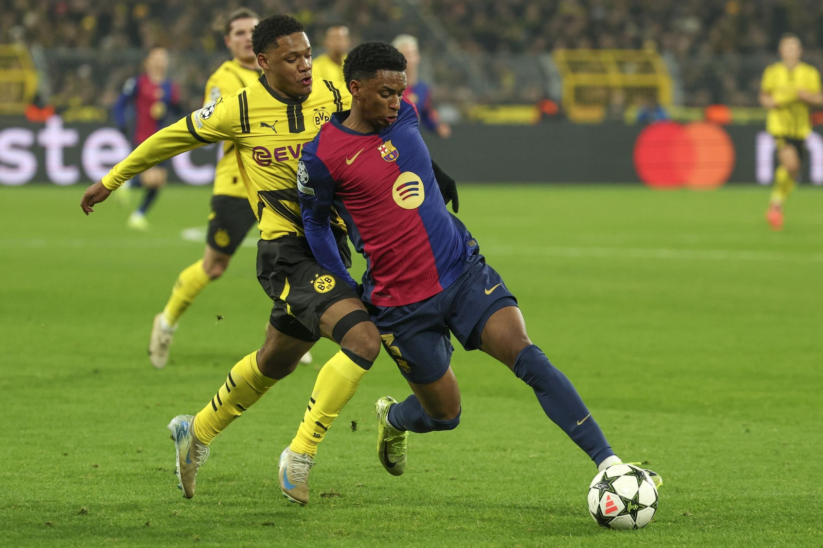 Las imágenes del Borussia Dortmund - Barcelona