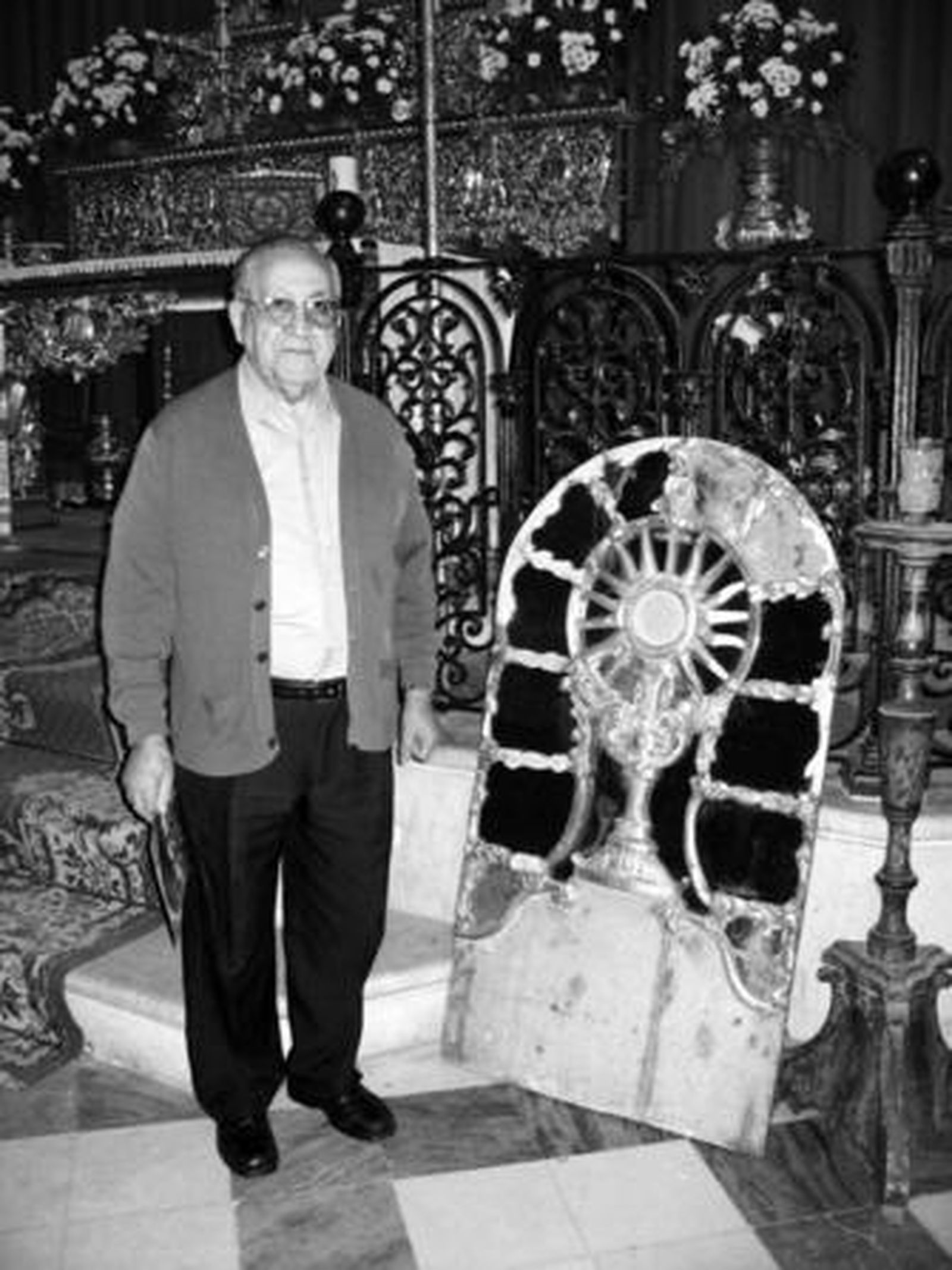 Imagen del relieve descubierto durante la obra de restauración.