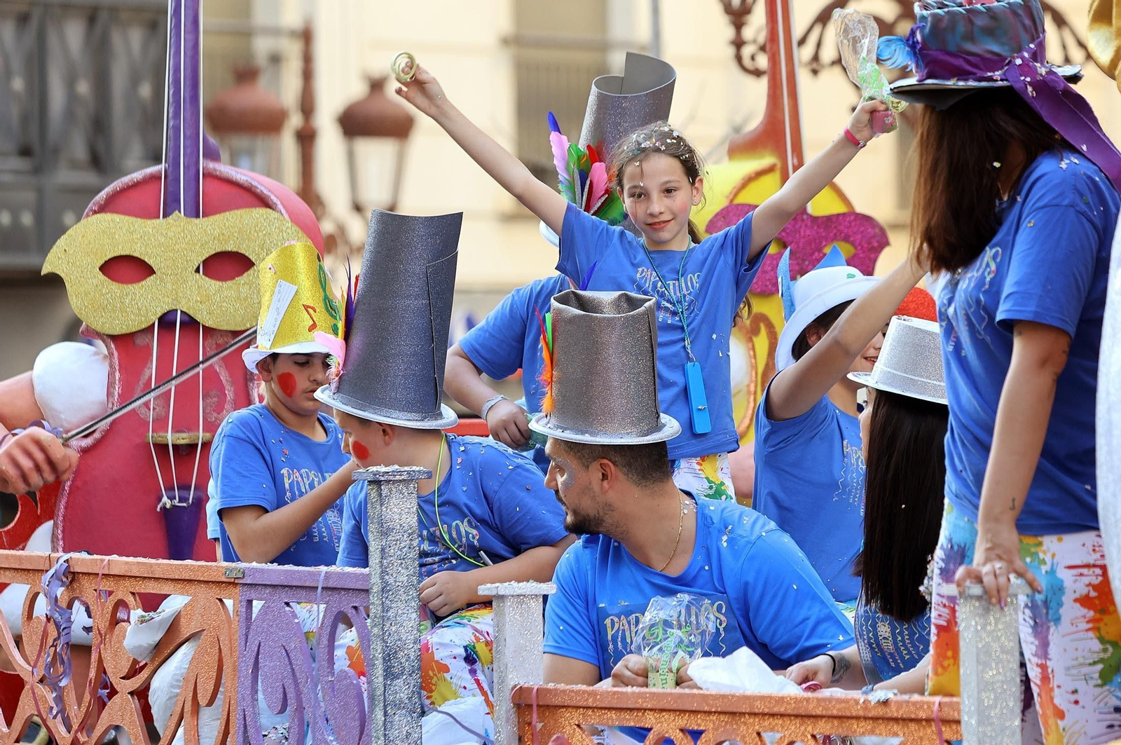 Imágenes de la cabalgata del Carnaval Colombino 2024