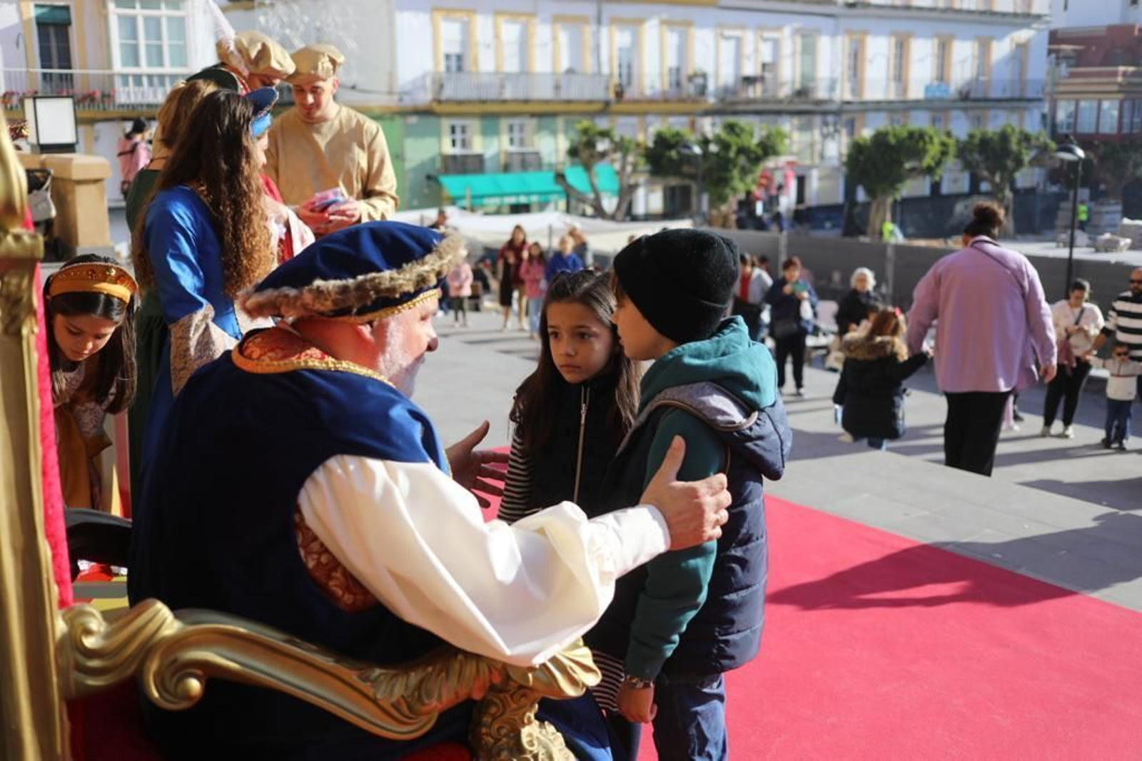 El Heraldo de los Reyes Magos, en el Ayuntamiento de San Fernando