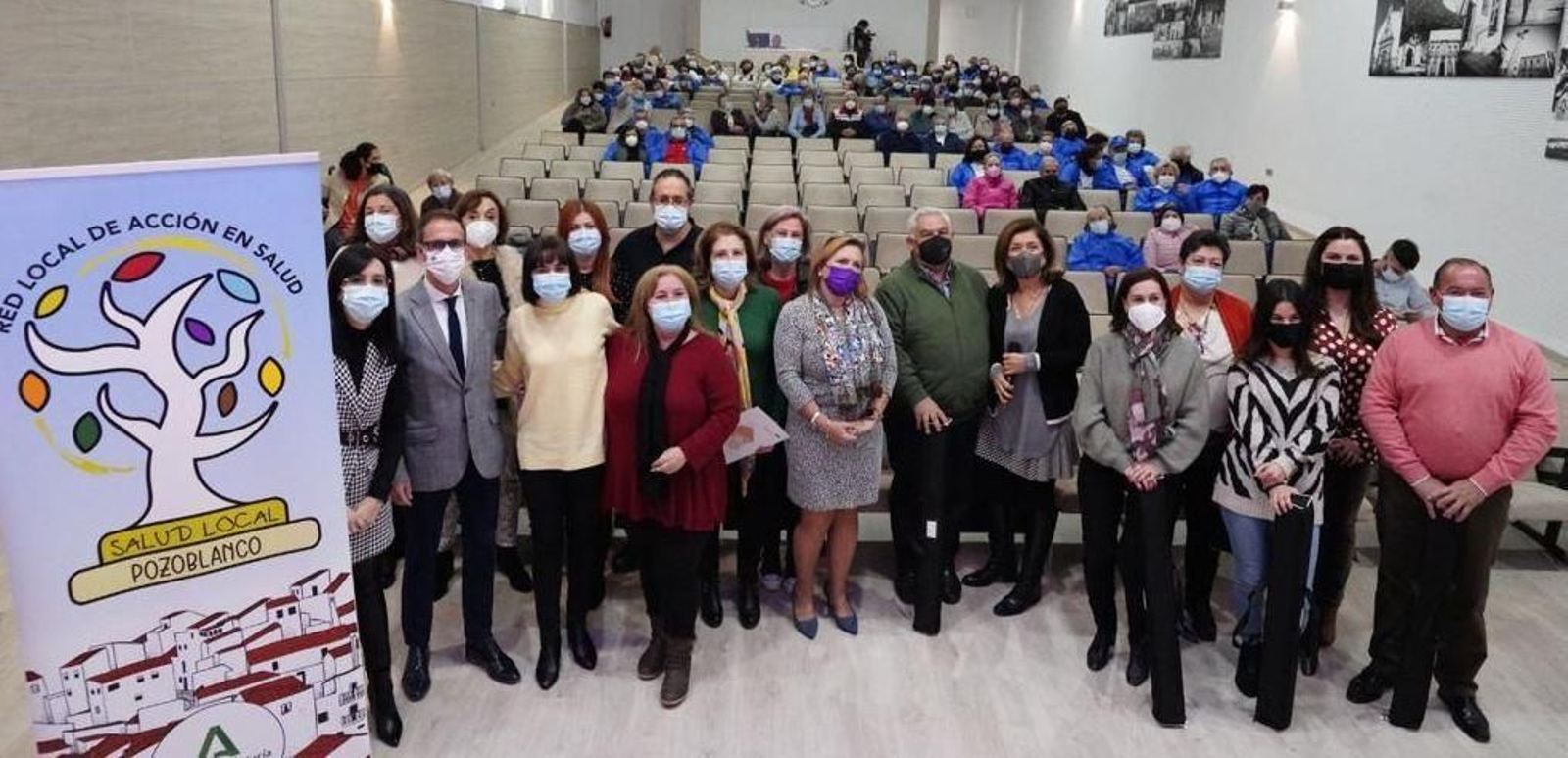 Clausura del encuentro de la Red Local de Salud en Pozoblanco.