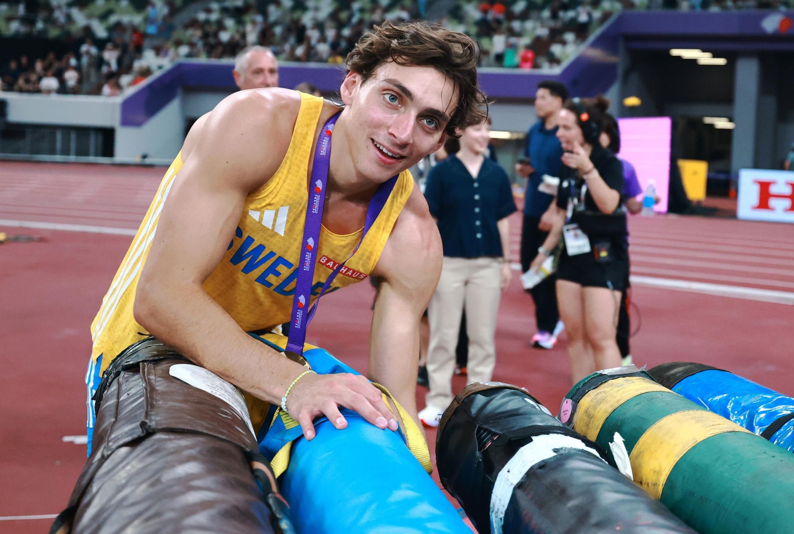 Las fotos del récord mundial de Duplantis y del resto de la jornada