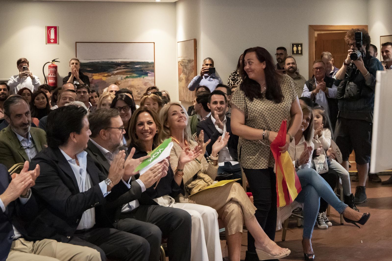 Espinosa de los Monteros, en un mitin de Vox en Jerez